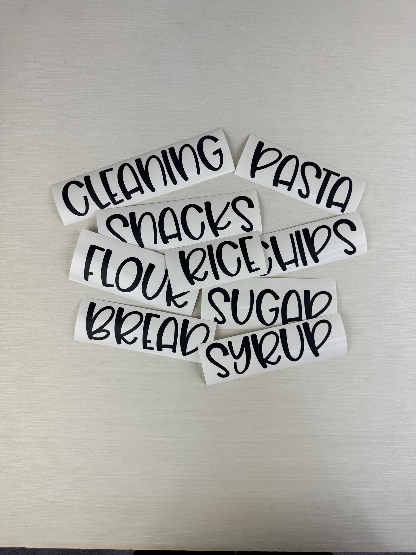 Vinyl Pantry Label, Custom Pantry labels, Pantry Labeling Stickers, Kitchen Labels, Storage Label, Kitchen Pantry Decals, Set of Labels