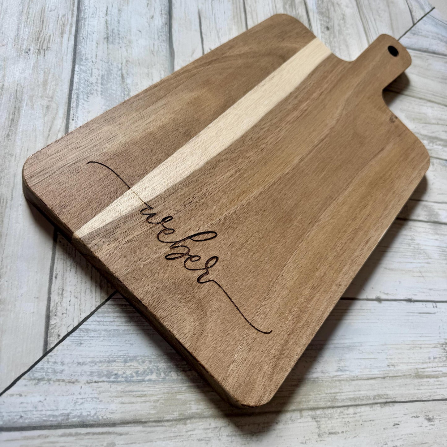 Personalized Cutting Board Wedding Gift Last Name Cutting Board Kitchen Decor