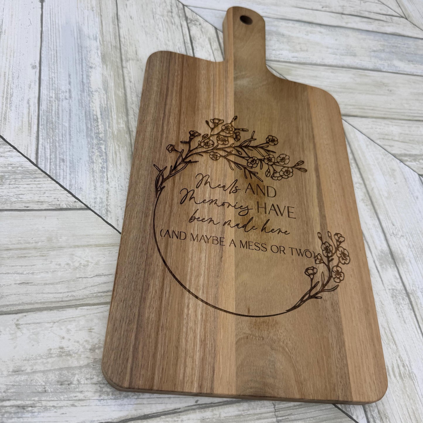 Meals And Memories Have Been Made Here Cutting Board Wedding Gift Decor Cutting Board Kitchen Decor For New Home
