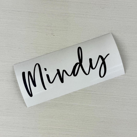 Custom Name Decal, Name Decal, Vinyl Name Sticker, Personalized Name Sticker, Custom Name Sticker, Vinyl Name Decal