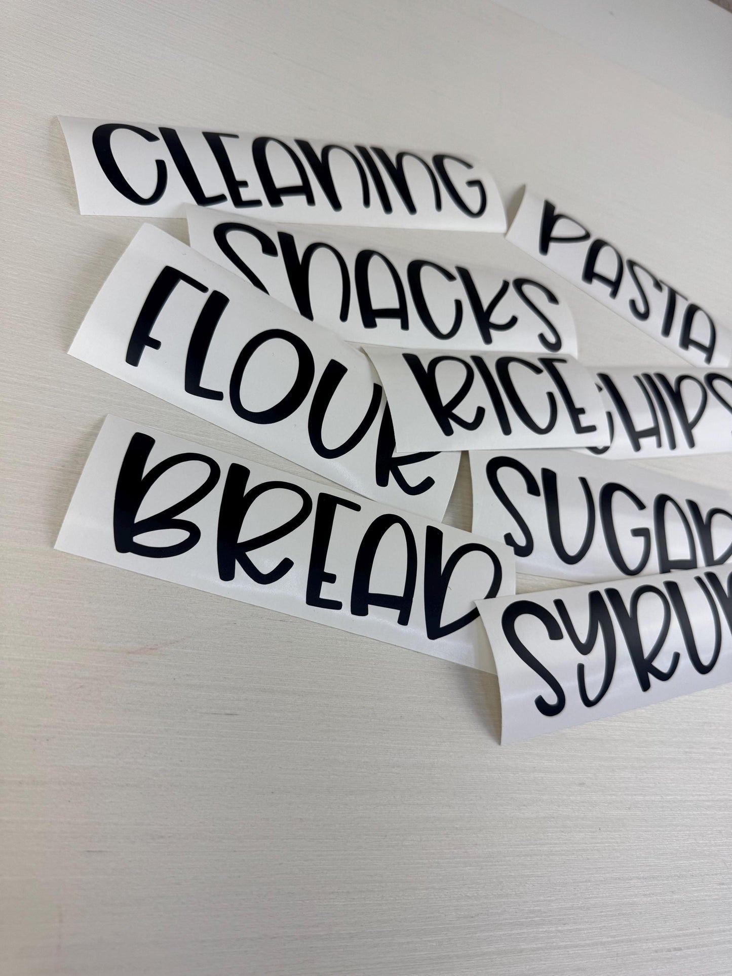 Vinyl Pantry Label, Custom Pantry labels, Pantry Labeling Stickers, Kitchen Labels, Storage Label, Kitchen Pantry Decals, Set of Labels