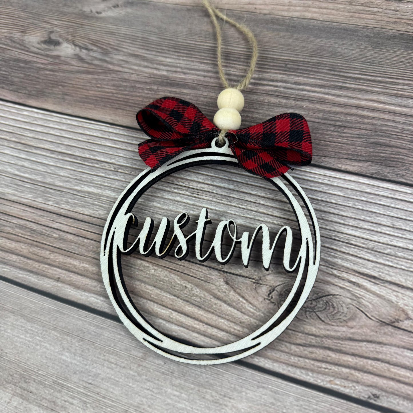 Custom Rear View Mirror Car Charm Ornament, Auto Jewelry, Wooden Car Charm, Car Decor, Custom Car Decor, Custom Rear View Mirror Charm