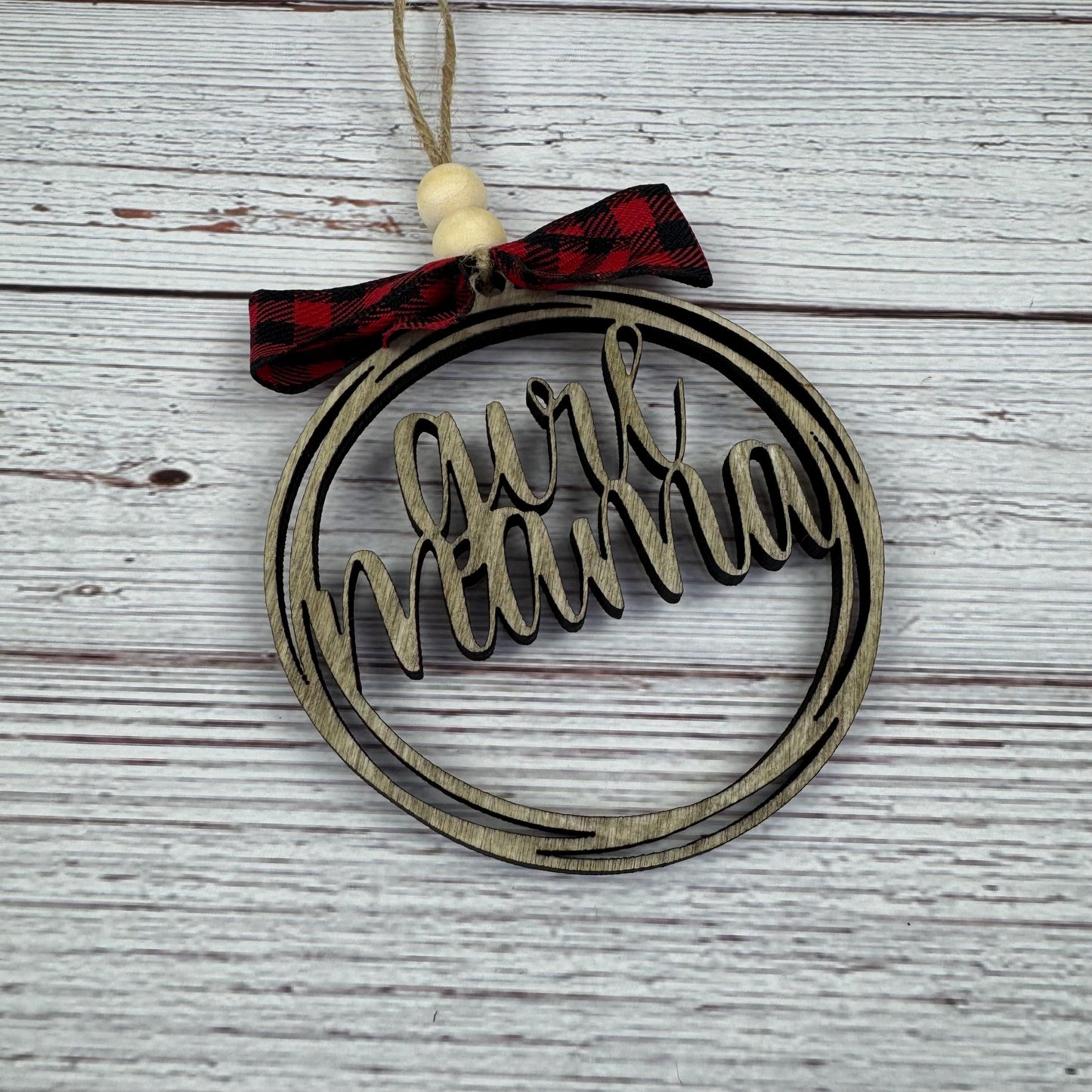 Girl Mama Rear View Mirror Car Charm Ornament, Auto Jewelry, Wooden Car Charm, Car Decor, Custom Car Decor, Custom Rear View Mirror Charm