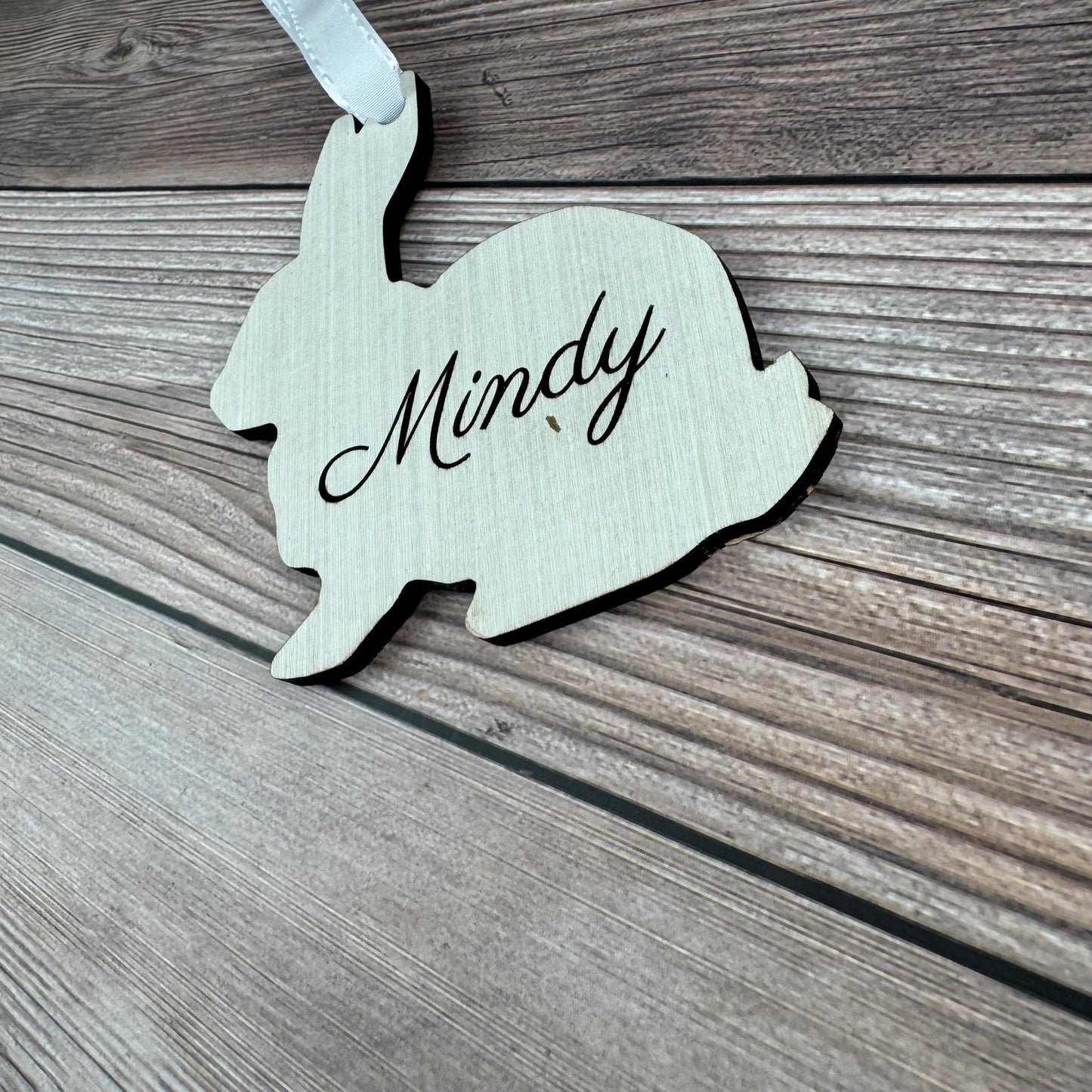 Easter Basket Tag / Bunny Gift Tag / Bunny Basket Tag With Name / Easter Name Tag / Personalized Easter Tag / Custom Gift Tag, Basket Tag