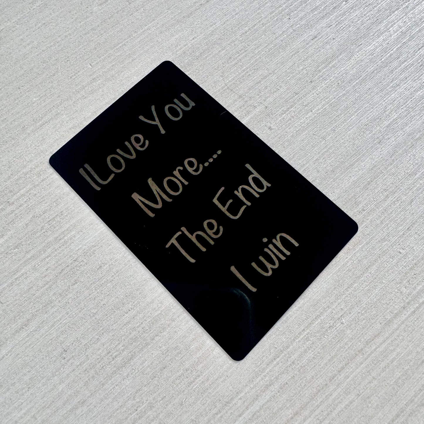 Engraved Picture Wallet Card, Personalized Picture Wallet Card, Metal Business Card, Photo Gift for Boyfriend