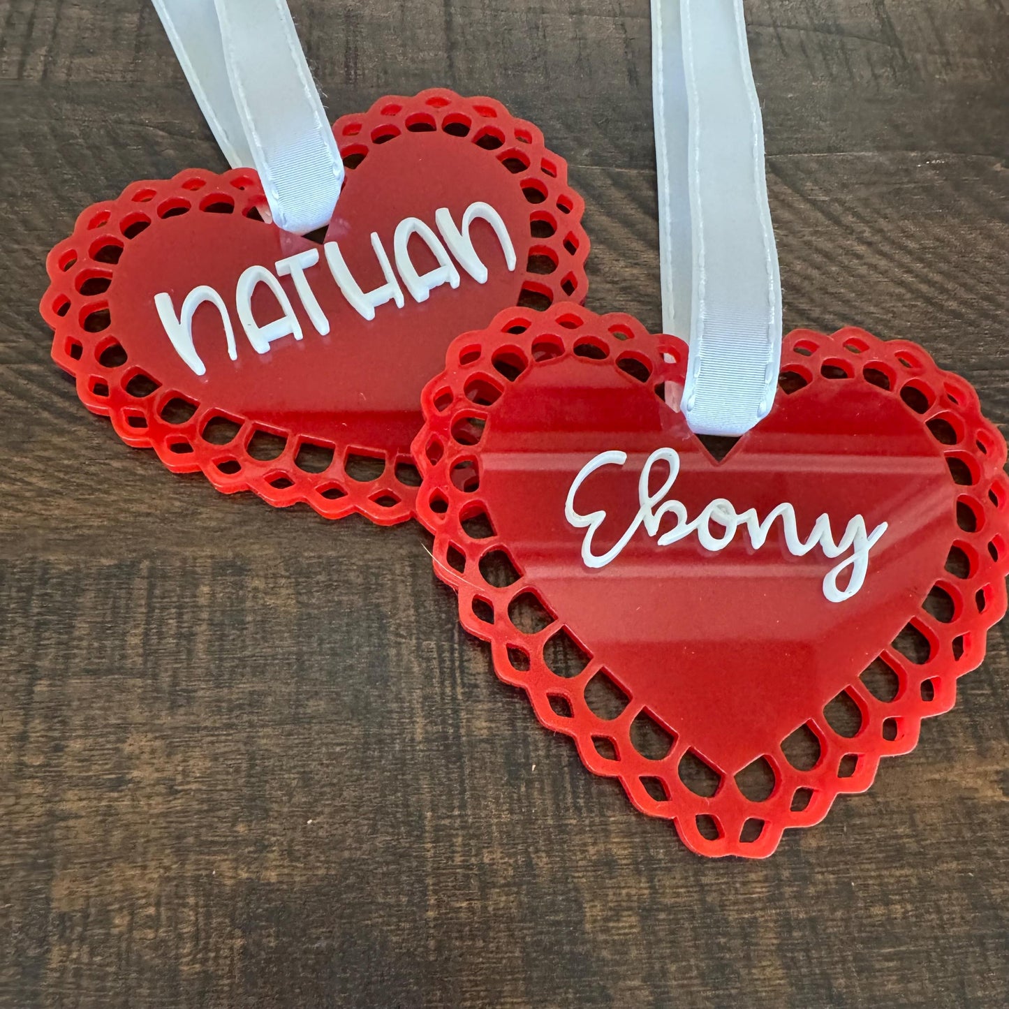 Valentines Heart Tag / Heart Gift Tag / Heart Gift Tag With Name / Valentines Name Tag / Personalized Valentines Tag / Custom Gift Tag