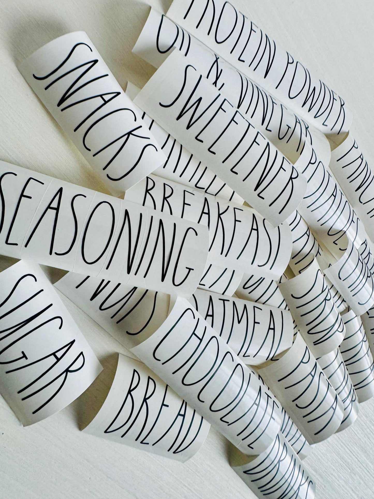 Farmhouse Pantry Label, Custom Pantry labels, Pantry Labeling Stickers, Kitchen Labels, Storage Label, Kitchen Pantry Decals, Set of Labels