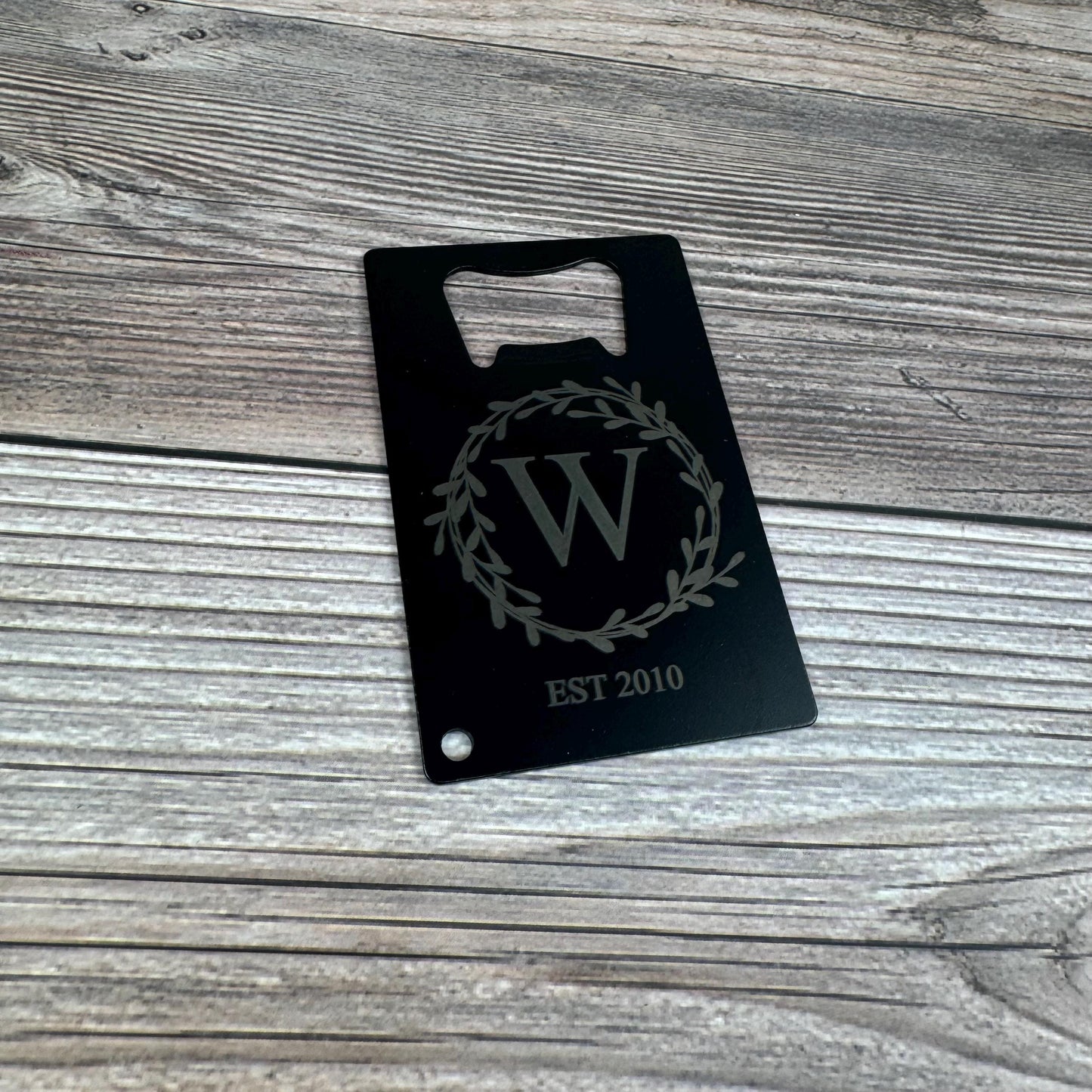 Personalized Wallet Card Bottle Opener, Laser Engraved Bottle Opener, Custom Gift For Him, Custom Gift For Dad, Personalized Gift For Dad