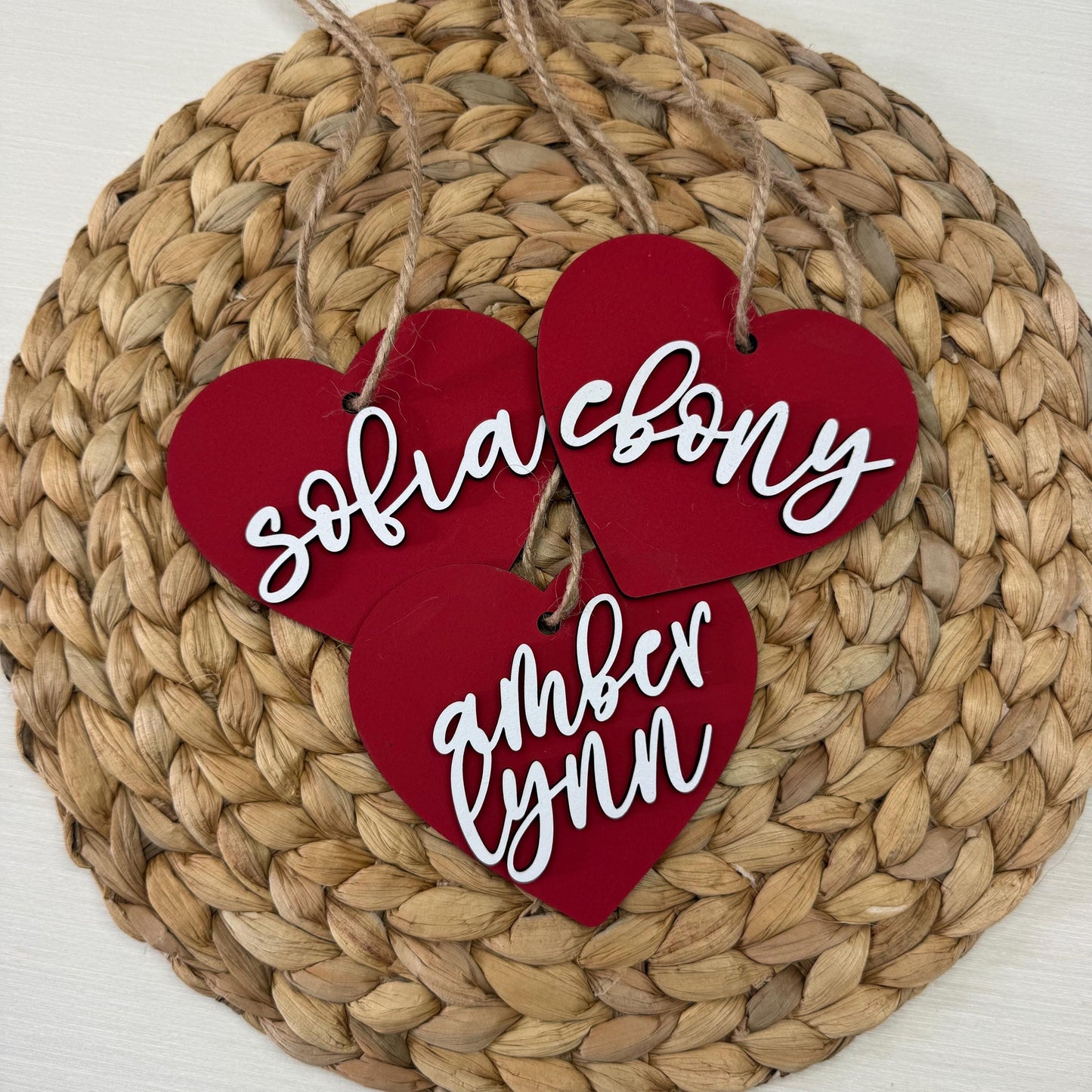 Valentines Heart Tag / Heart Gift Tag / Heart Gift Tag With Name / Valentines Name Tag / Personalized Valentines Tag / Custom Gift Tag