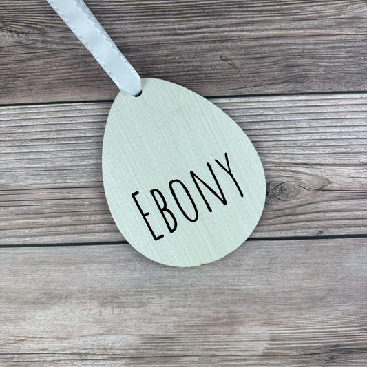 Easter Egg Tag / Egg Gift Tag / Egg Basket Tag With Name / Easter Name Tag / Personalized Easter Tag / Custom Gift Tag, Basket Tag