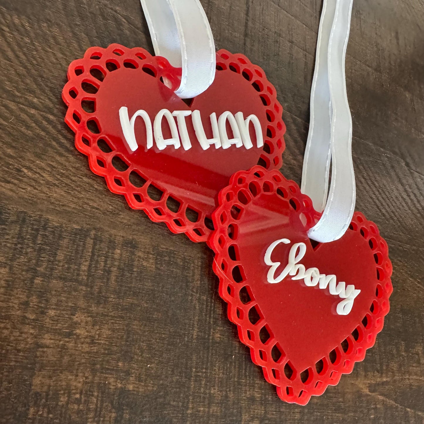 Valentines Heart Tag / Heart Gift Tag / Heart Gift Tag With Name / Valentines Name Tag / Personalized Valentines Tag / Custom Gift Tag