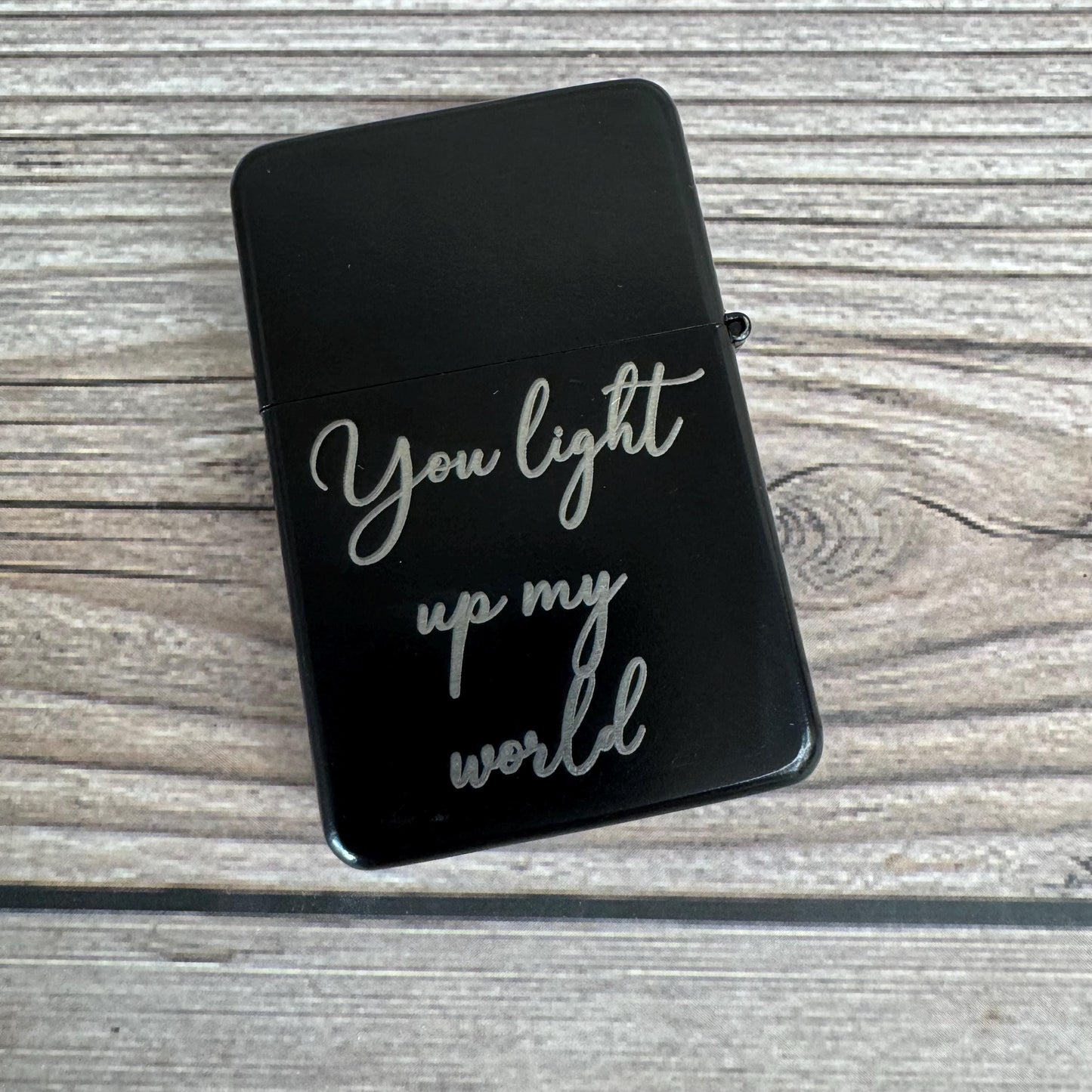 Engraved Lighter, Custom Lighter with Case, Personalized Gift For Men, Anniversary Gift, Personalized Groomsmen Gifts, Custom Gift for Dad