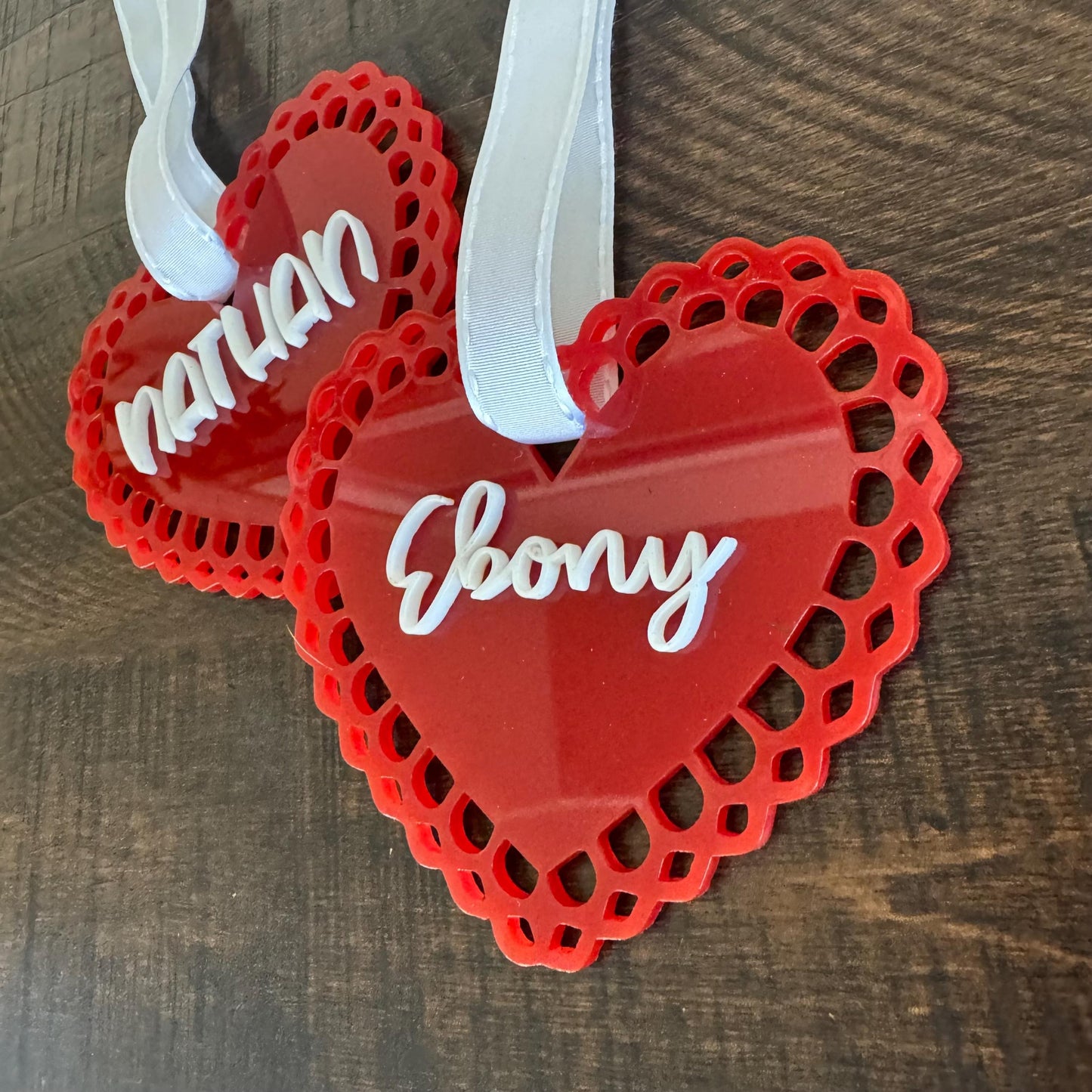 Valentines Heart Tag / Heart Gift Tag / Heart Gift Tag With Name / Valentines Name Tag / Personalized Valentines Tag / Custom Gift Tag