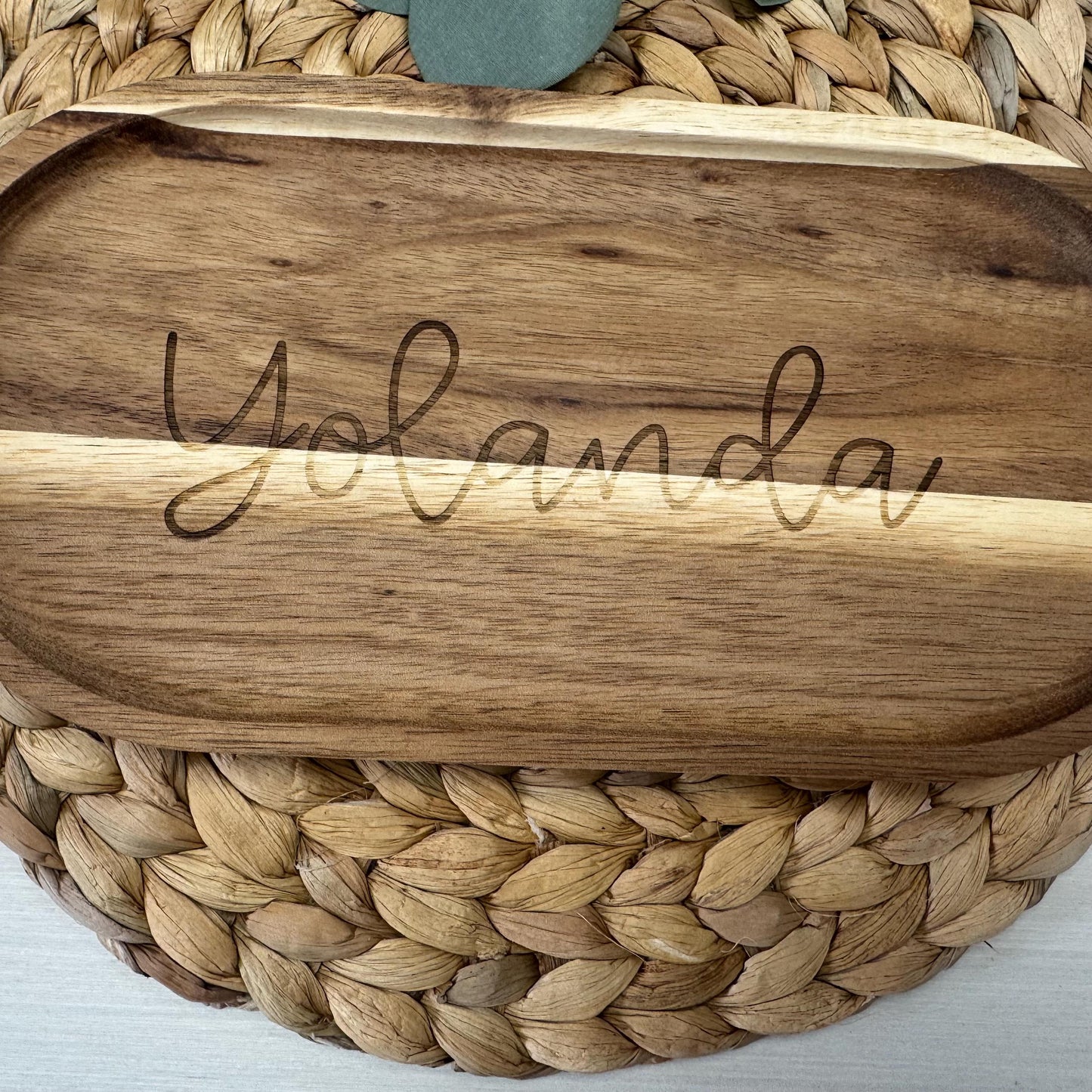 Personalized Wood Tray, Trinket Tray, Personalized Desk Organizer, Organizer Tray, Men's Pocket Tray, Wedding Gift, Custom Engagement Gift