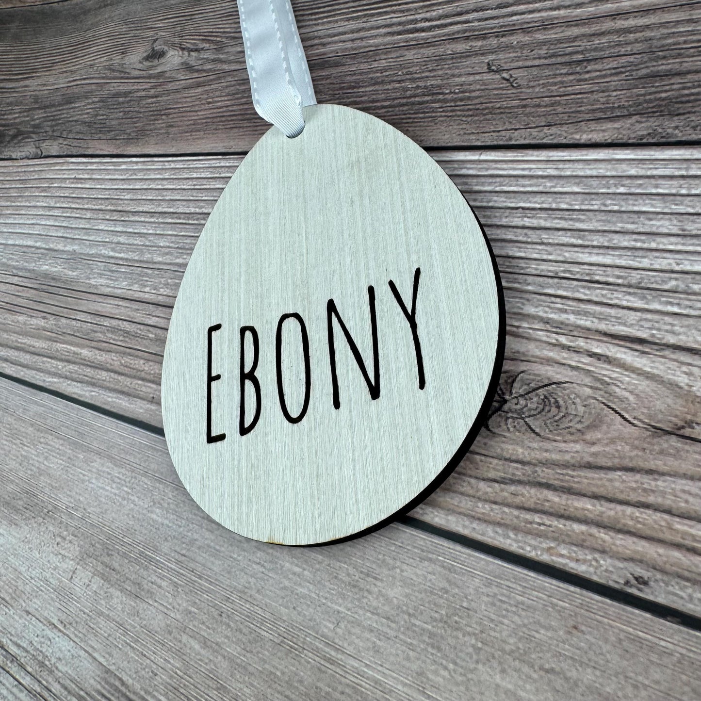 Easter Egg Tag / Egg Gift Tag / Egg Basket Tag With Name / Easter Name Tag / Personalized Easter Tag / Custom Gift Tag, Basket Tag