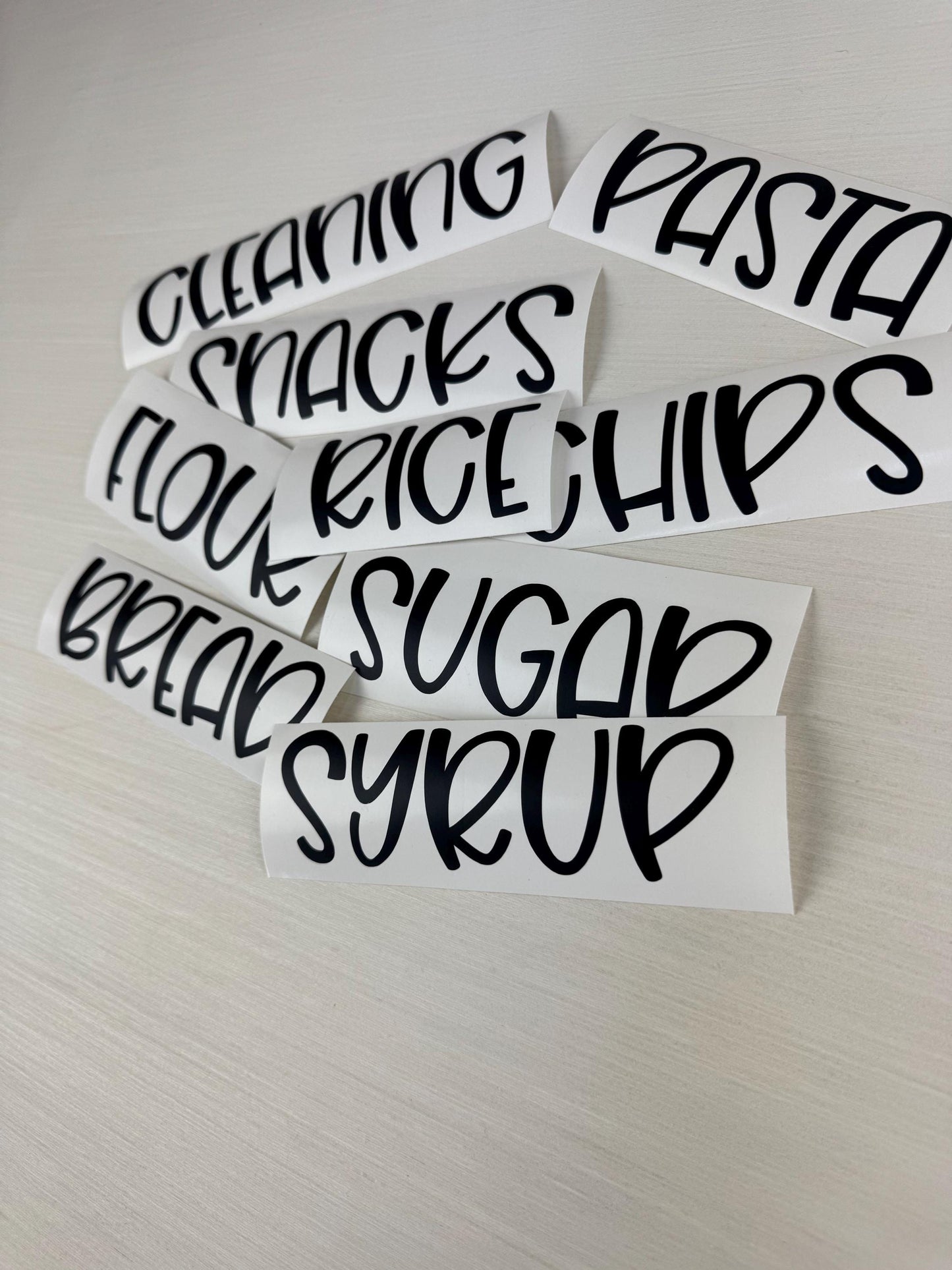Vinyl Pantry Label, Custom Pantry labels, Pantry Labeling Stickers, Kitchen Labels, Storage Label, Kitchen Pantry Decals, Set of Labels
