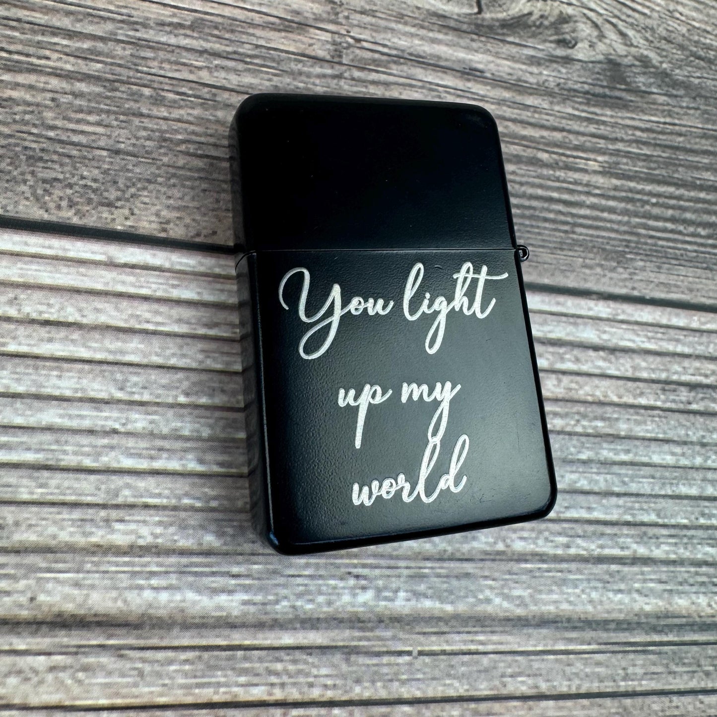 Engraved Lighter, Custom Lighter with Case, Personalized Gift For Men, Anniversary Gift, Personalized Groomsmen Gifts, Custom Gift for Dad