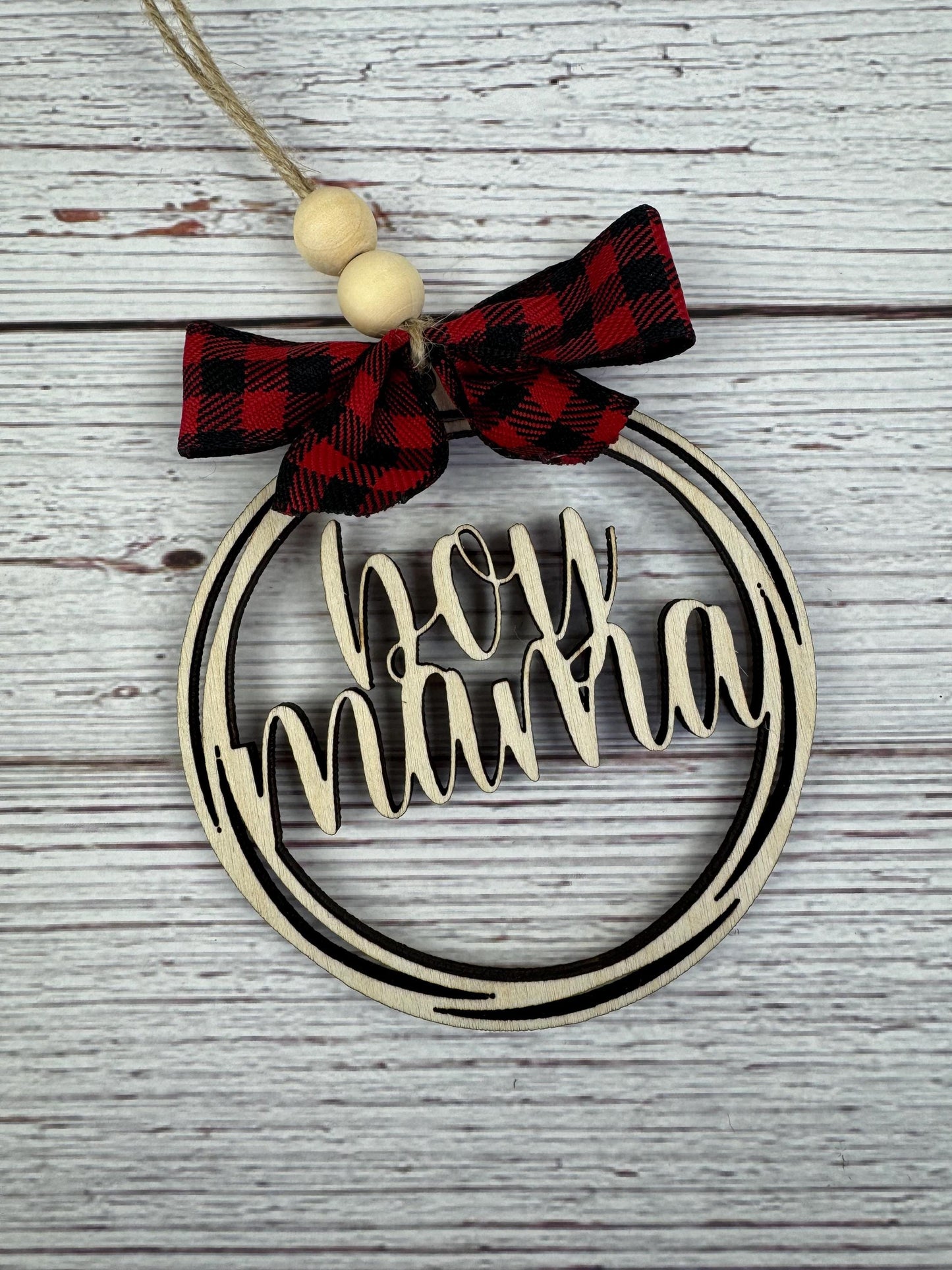 Boy Mama Rear View Mirror Car Charm Ornament, Auto Jewelry, Wooden Car Charm, Car Decor, Custom Car Decor, Custom Rear View Mirror Charm