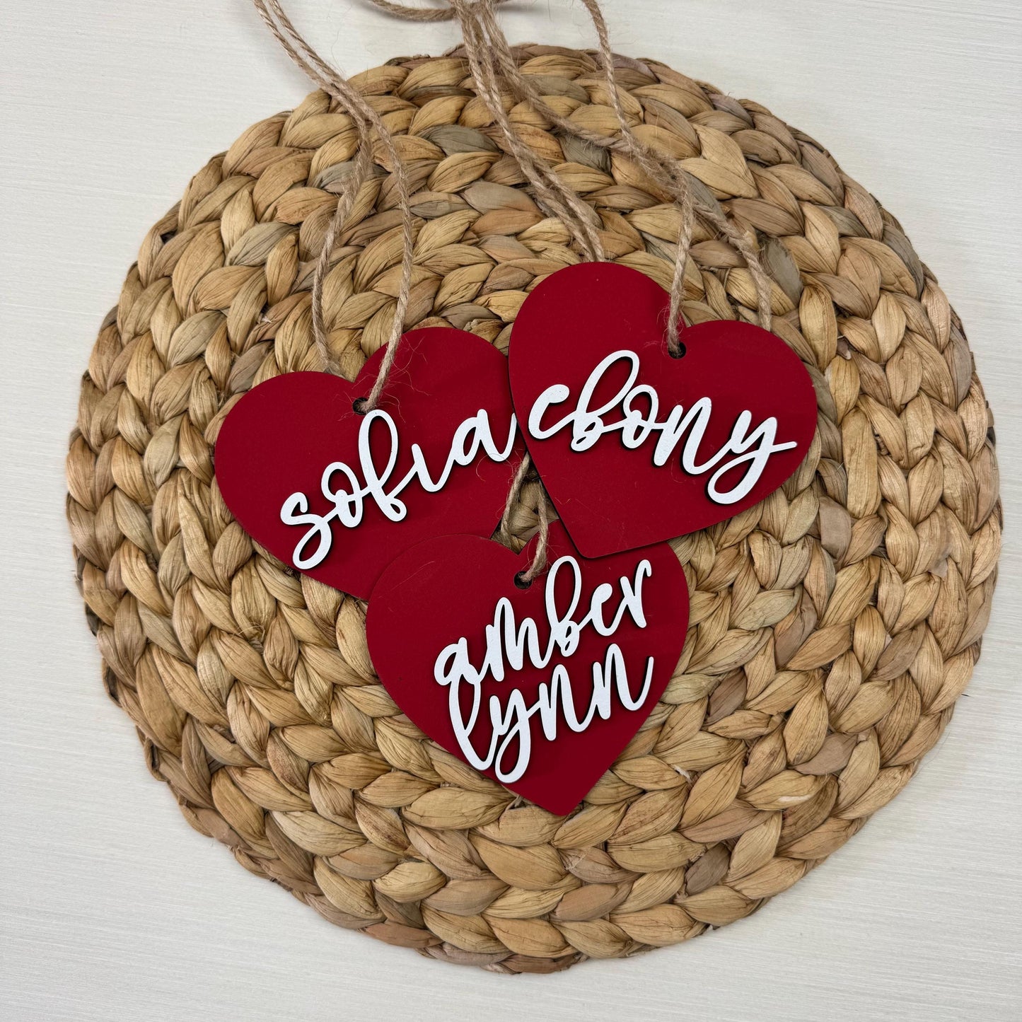 Valentines Heart Tag / Heart Gift Tag / Heart Gift Tag With Name / Valentines Name Tag / Personalized Valentines Tag / Custom Gift Tag