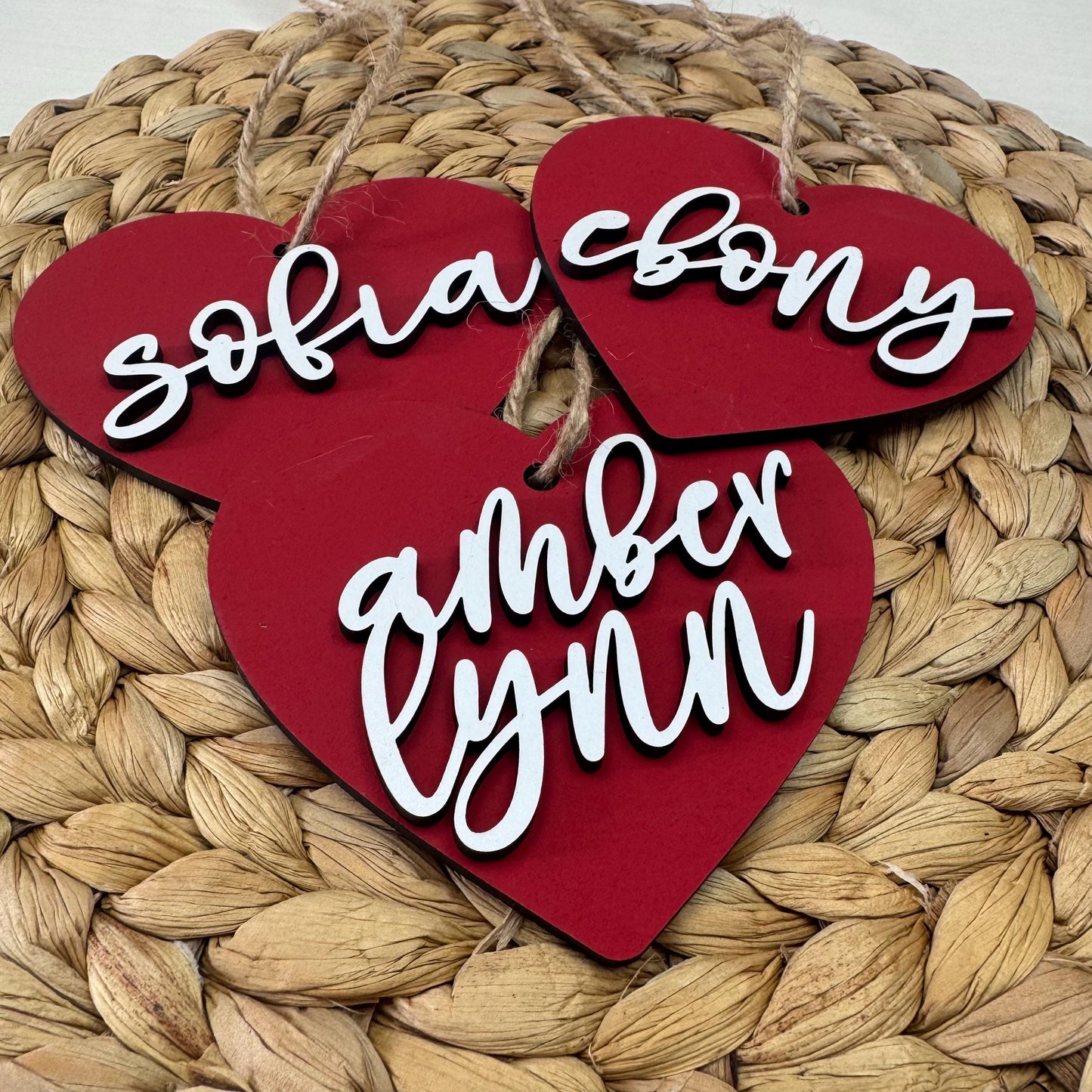 Valentines Heart Tag / Heart Gift Tag / Heart Gift Tag With Name / Valentines Name Tag / Personalized Valentines Tag / Custom Gift Tag