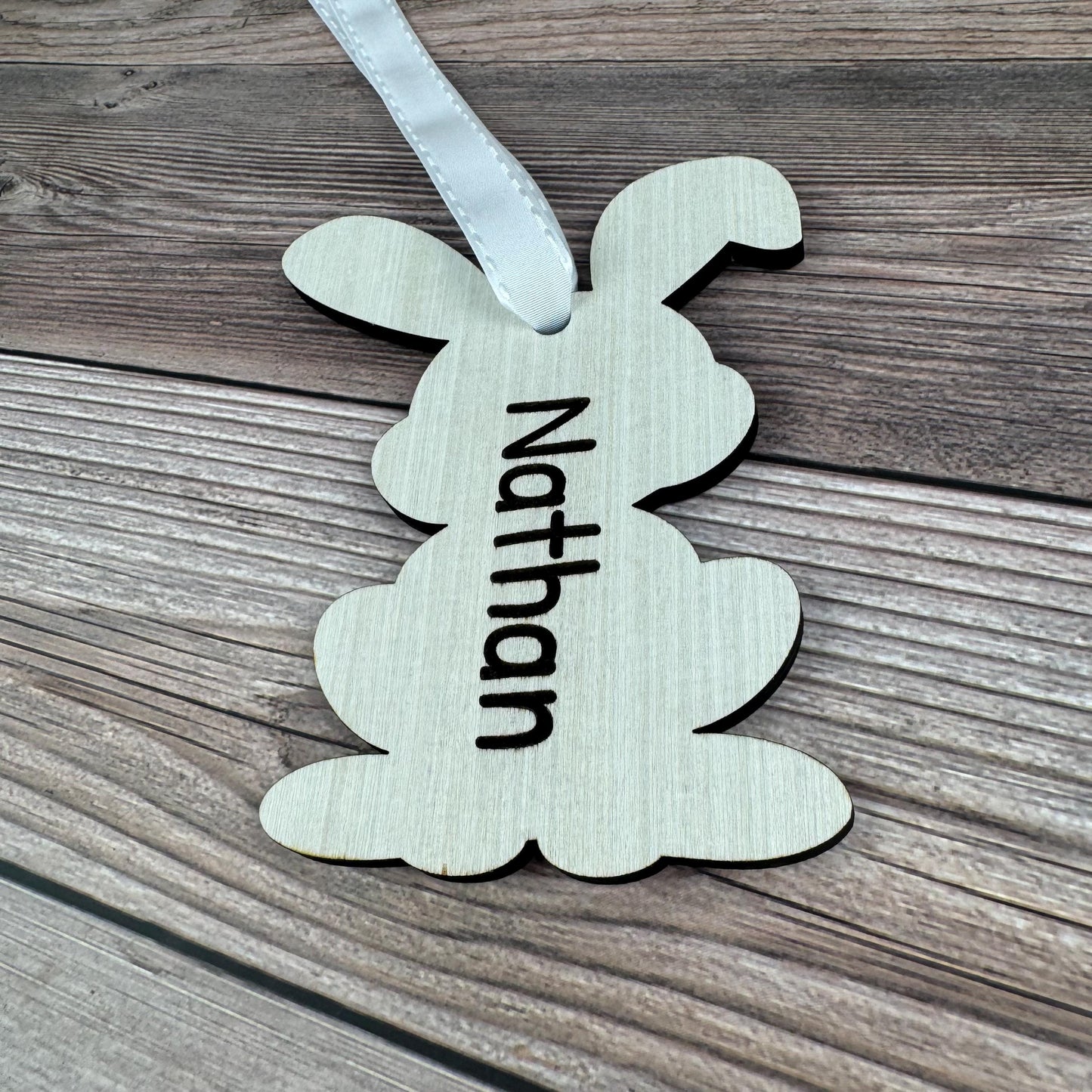 Easter Basket Tag / Bunny Gift Tag / Bunny Basket Tag With Name / Easter Name Tag / Personalized Easter Tag / Custom Gift Tag, Basket Tag