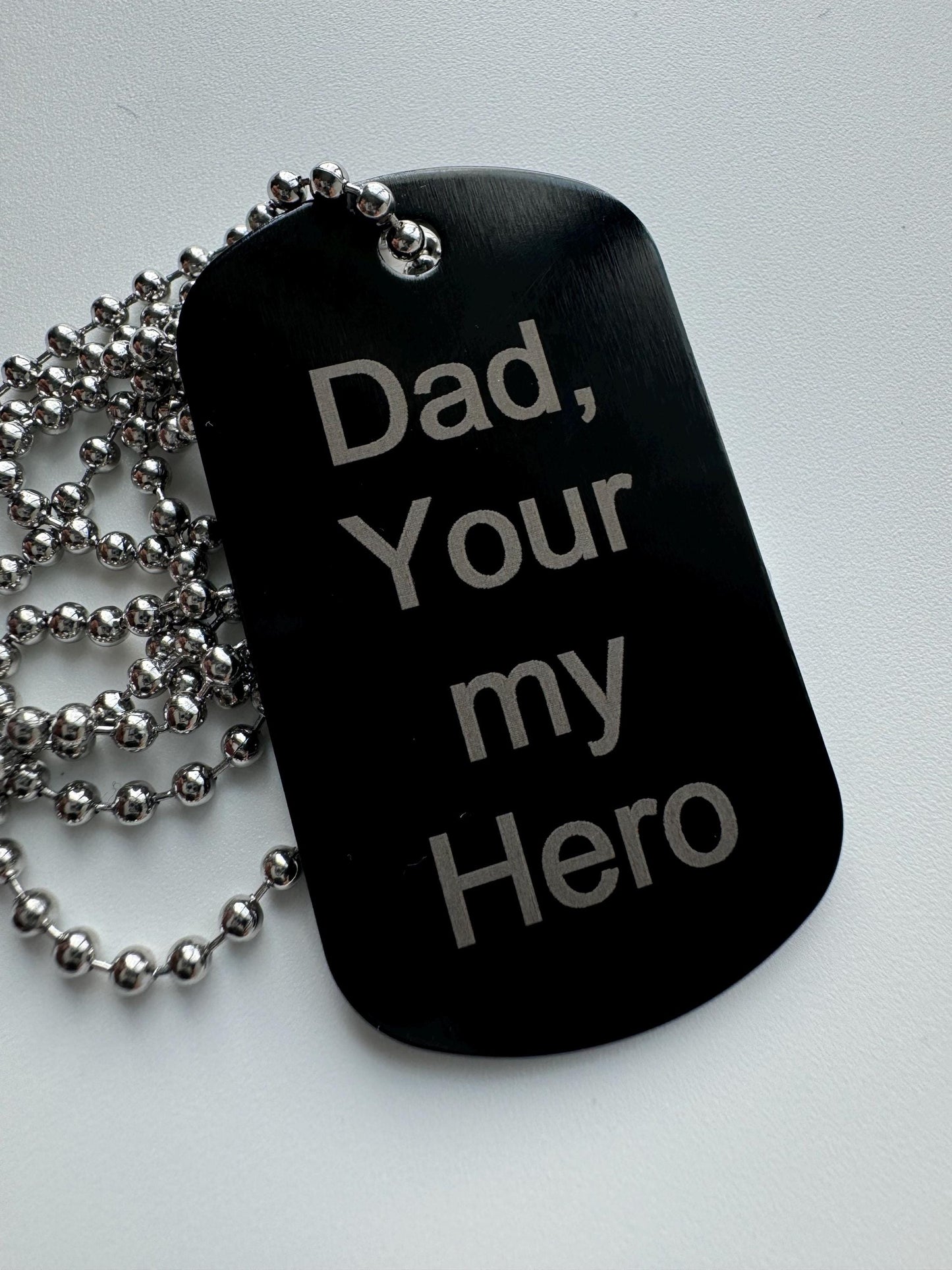 Photo Militay Dog Tag - Photo Gift, Personalized Necklace, Personalized Keychain, Photo Necklace, Custom Text Necklace, Personalized Gift