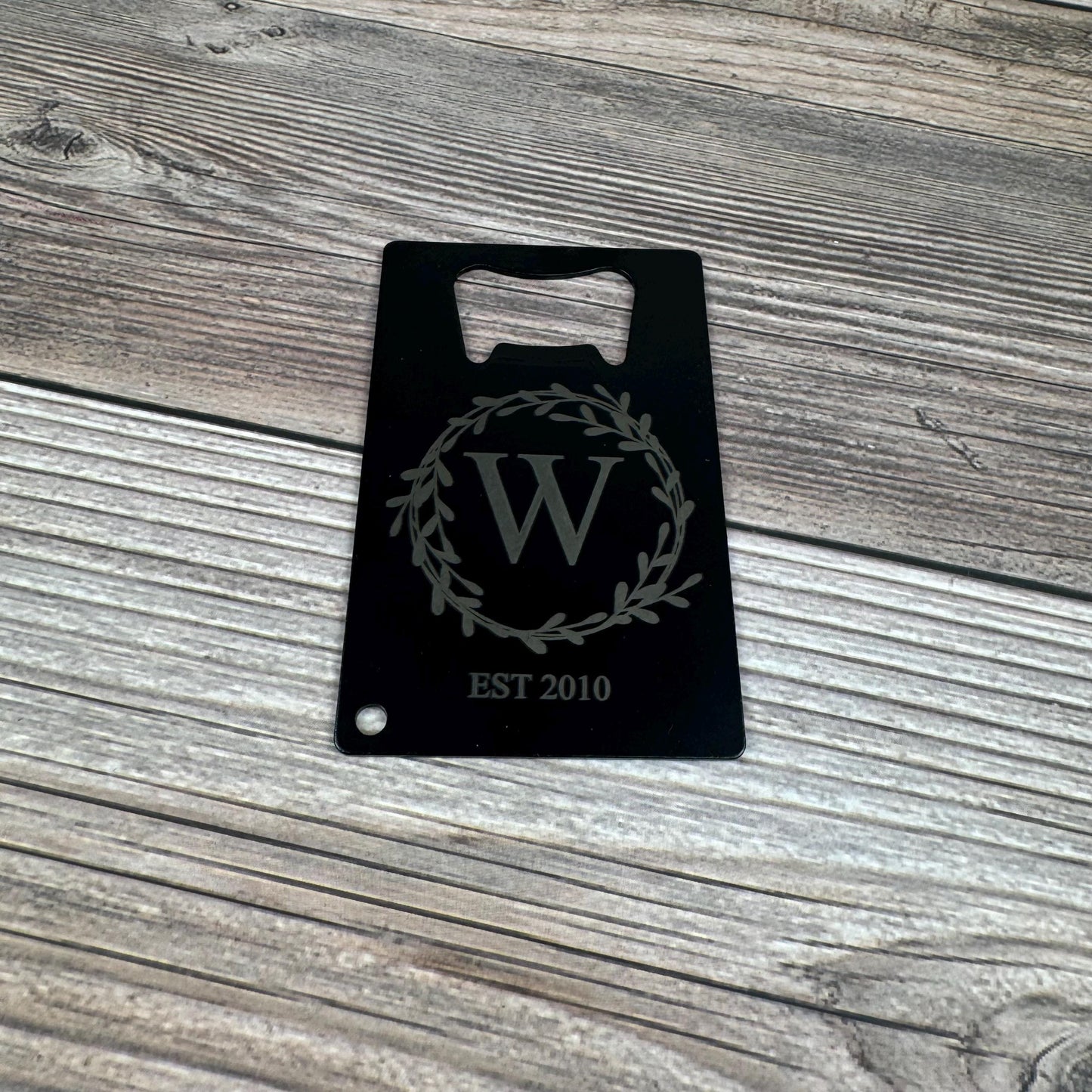 Personalized Wallet Card Bottle Opener, Laser Engraved Bottle Opener, Custom Gift For Him, Custom Gift For Dad, Personalized Gift For Dad