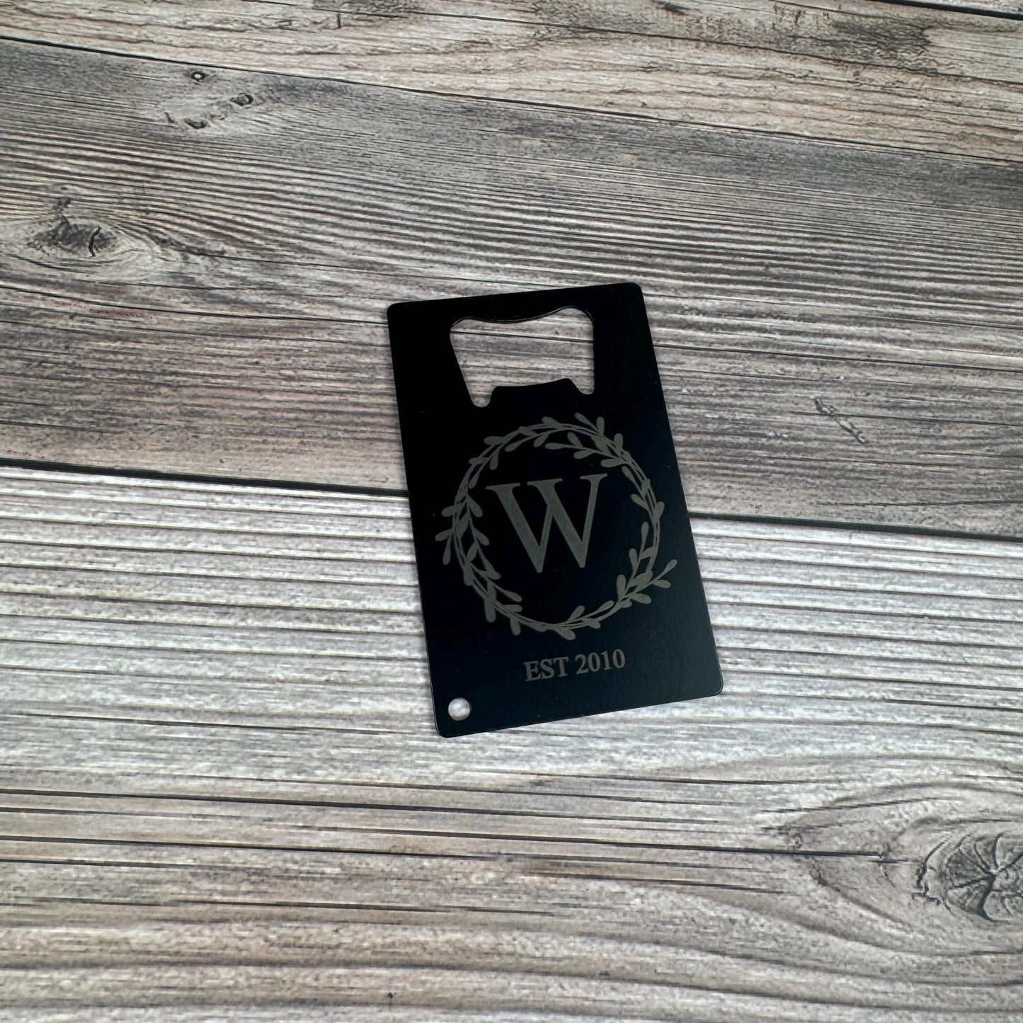 Personalized Wallet Card Bottle Opener, Laser Engraved Bottle Opener, Custom Gift For Him, Custom Gift For Dad, Personalized Gift For Dad