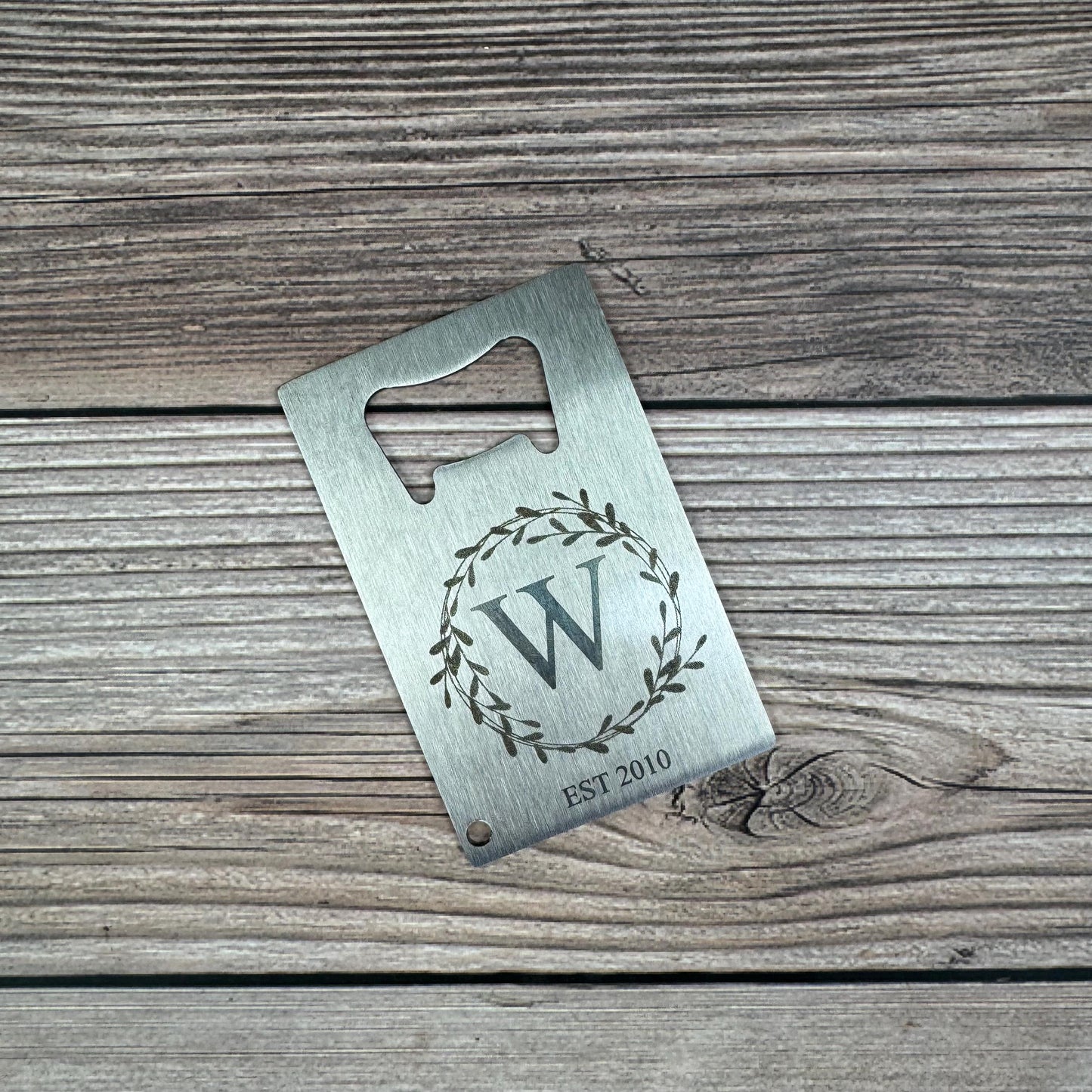 Personalized Wallet Card Bottle Opener, Laser Engraved Bottle Opener, Custom Gift For Him, Custom Gift For Dad, Personalized Gift For Dad