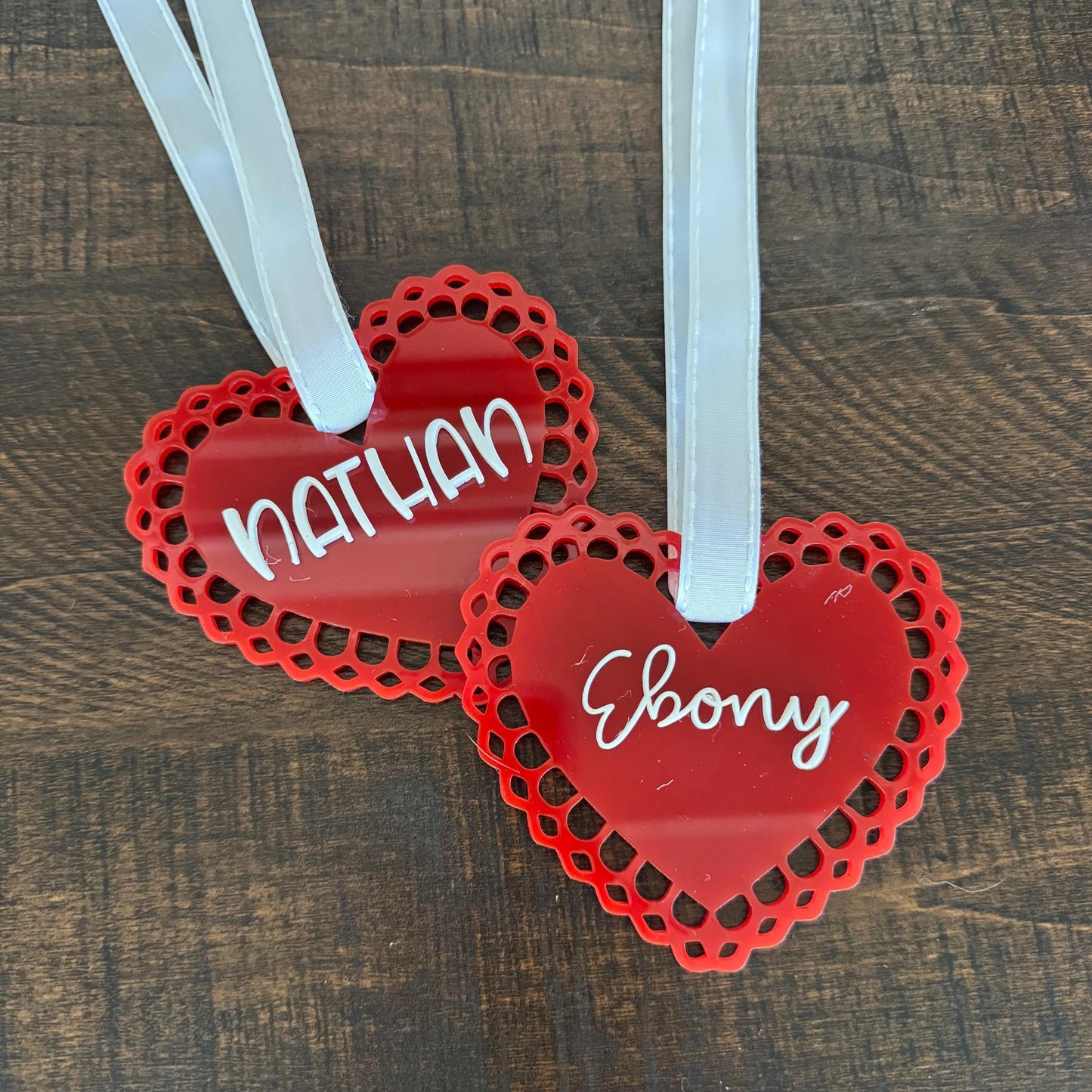 Valentines Heart Tag / Heart Gift Tag / Heart Gift Tag With Name / Valentines Name Tag / Personalized Valentines Tag / Custom Gift Tag