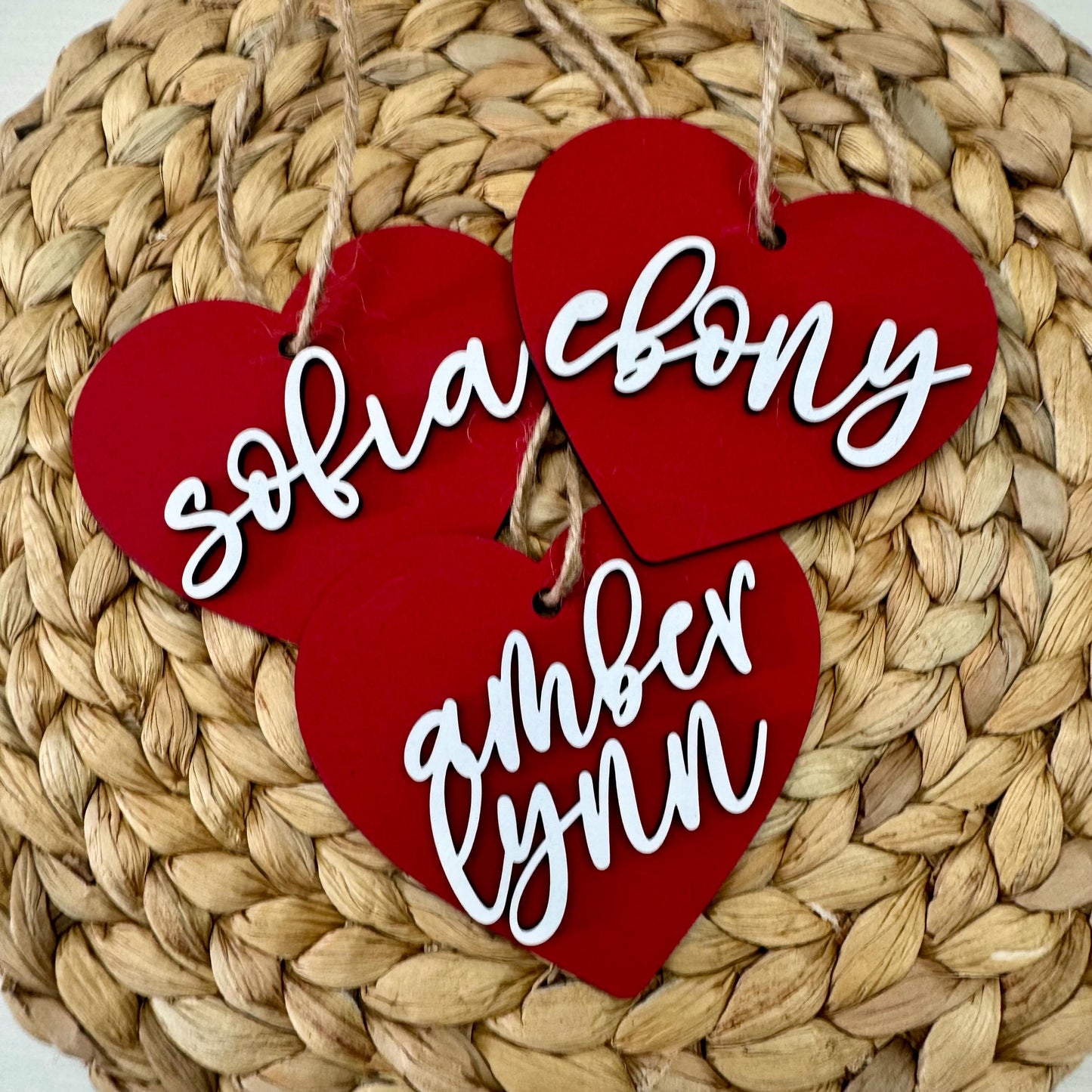 Valentines Heart Tag / Heart Gift Tag / Heart Gift Tag With Name / Valentines Name Tag / Personalized Valentines Tag / Custom Gift Tag