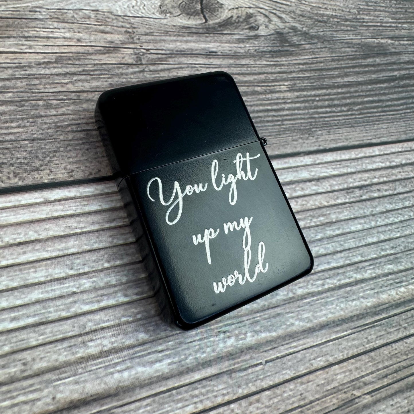 Engraved Lighter, Custom Lighter with Case, Personalized Gift For Men, Anniversary Gift, Personalized Groomsmen Gifts, Custom Gift for Dad