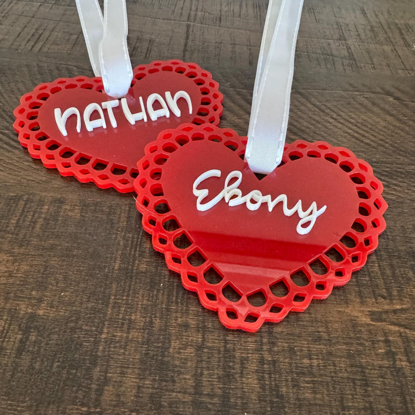 Valentines Heart Tag / Heart Gift Tag / Heart Gift Tag With Name / Valentines Name Tag / Personalized Valentines Tag / Custom Gift Tag