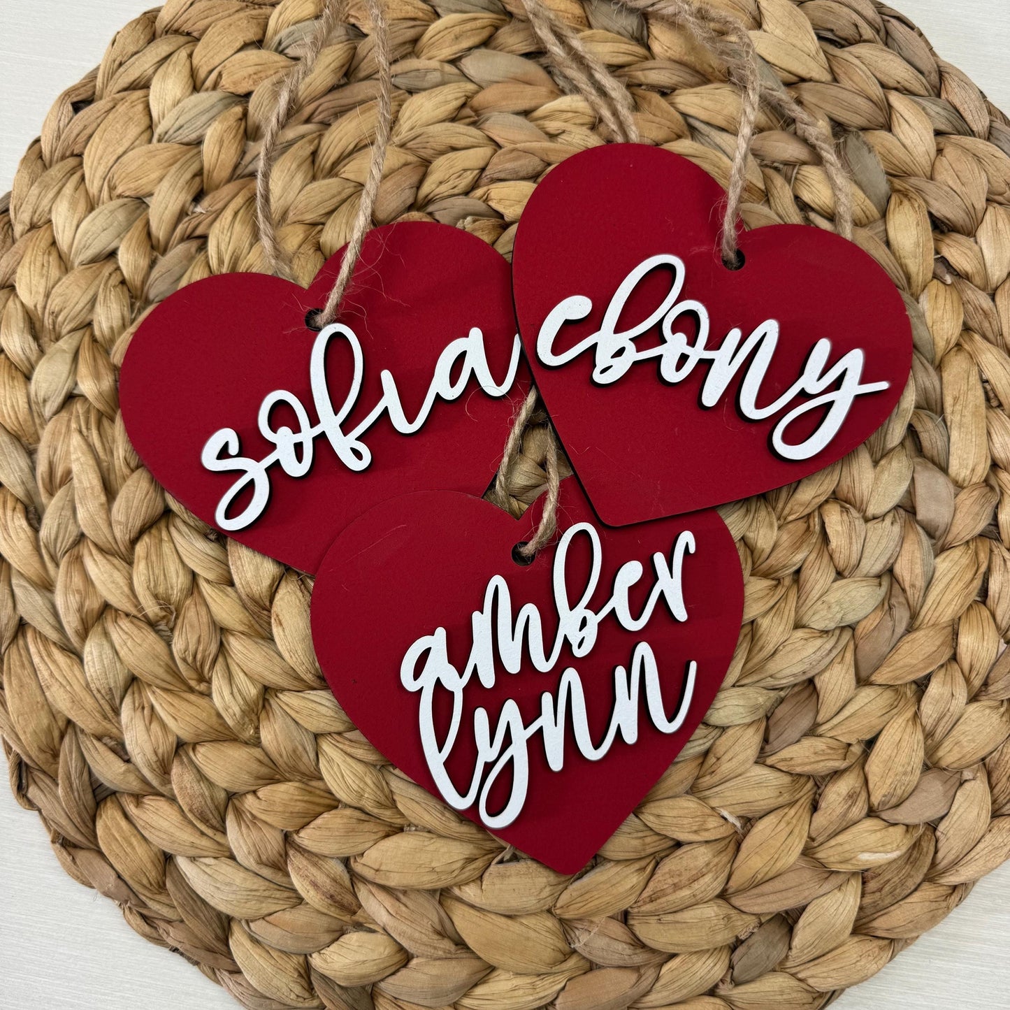 Valentines Heart Tag / Heart Gift Tag / Heart Gift Tag With Name / Valentines Name Tag / Personalized Valentines Tag / Custom Gift Tag