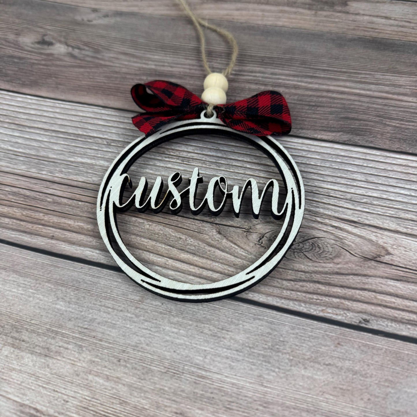 Custom Rear View Mirror Car Charm Ornament, Auto Jewelry, Wooden Car Charm, Car Decor, Custom Car Decor, Custom Rear View Mirror Charm