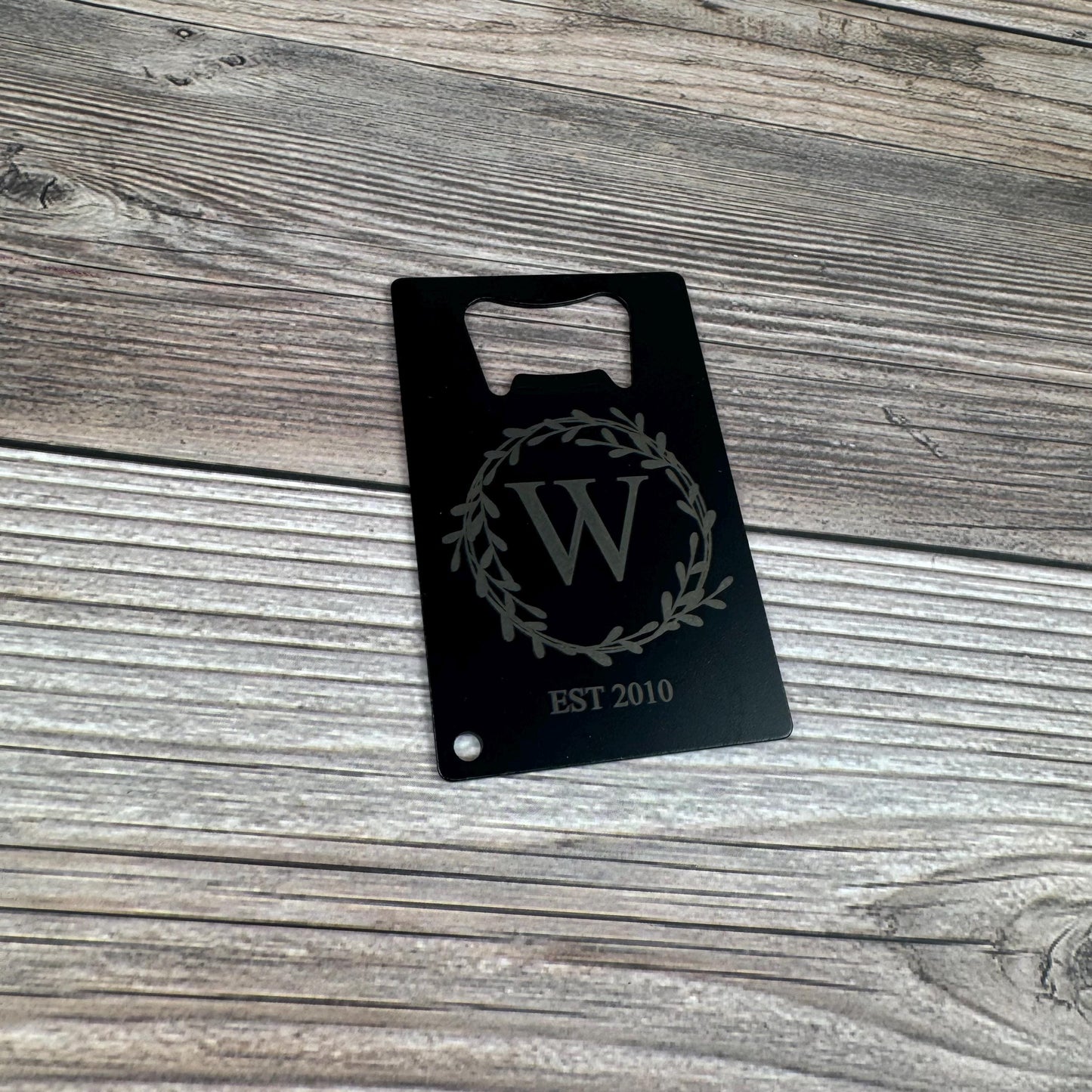 Personalized Wallet Card Bottle Opener, Laser Engraved Bottle Opener, Custom Gift For Him, Custom Gift For Dad, Personalized Gift For Dad