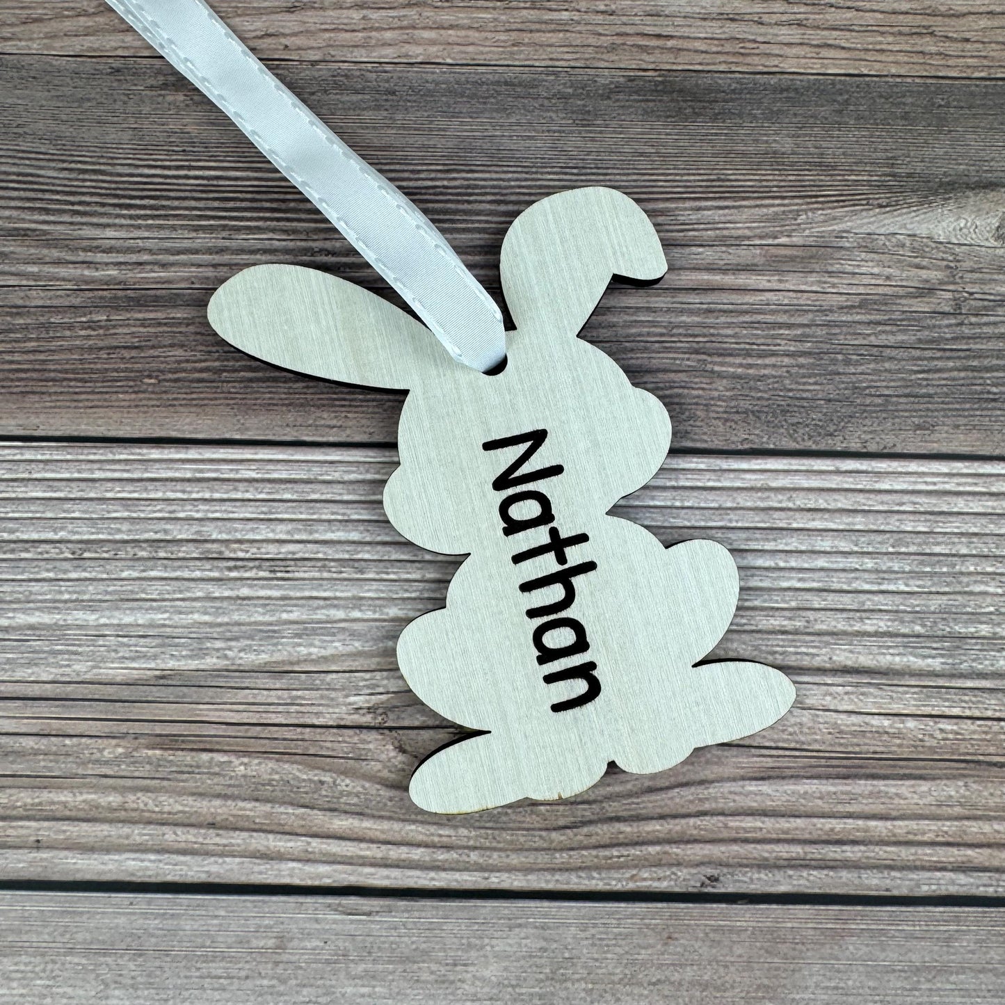 Easter Basket Tag / Bunny Gift Tag / Bunny Basket Tag With Name / Easter Name Tag / Personalized Easter Tag / Custom Gift Tag, Basket Tag