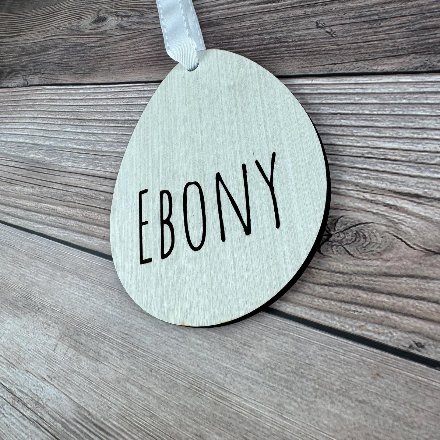 Easter Egg Tag / Egg Gift Tag / Egg Basket Tag With Name / Easter Name Tag / Personalized Easter Tag / Custom Gift Tag, Basket Tag