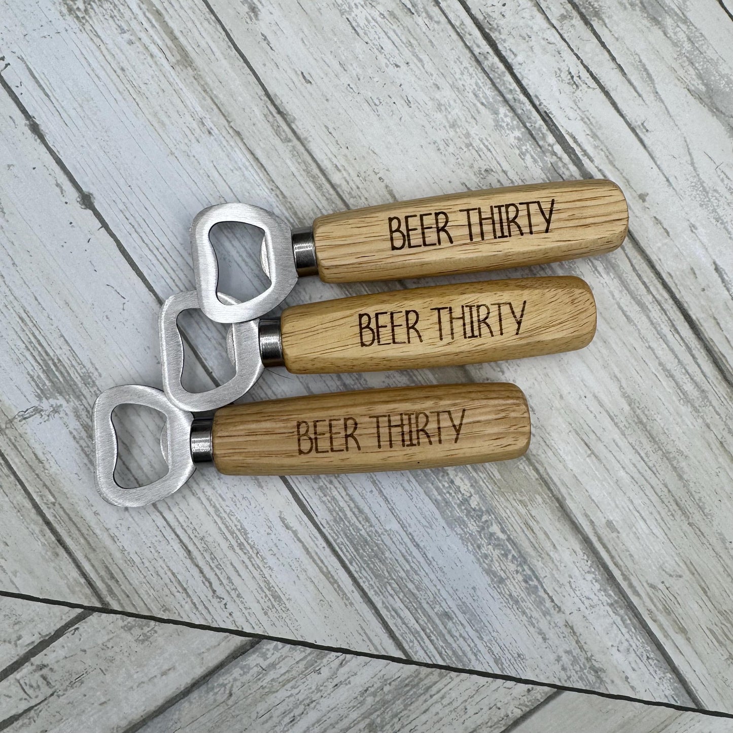 Funny Wood Handled Bottle Opener, Wooden Bottle Opener Laser Engraved, New Home Gift, Wedding Favor, Gift For Him, Custom Beer Opener