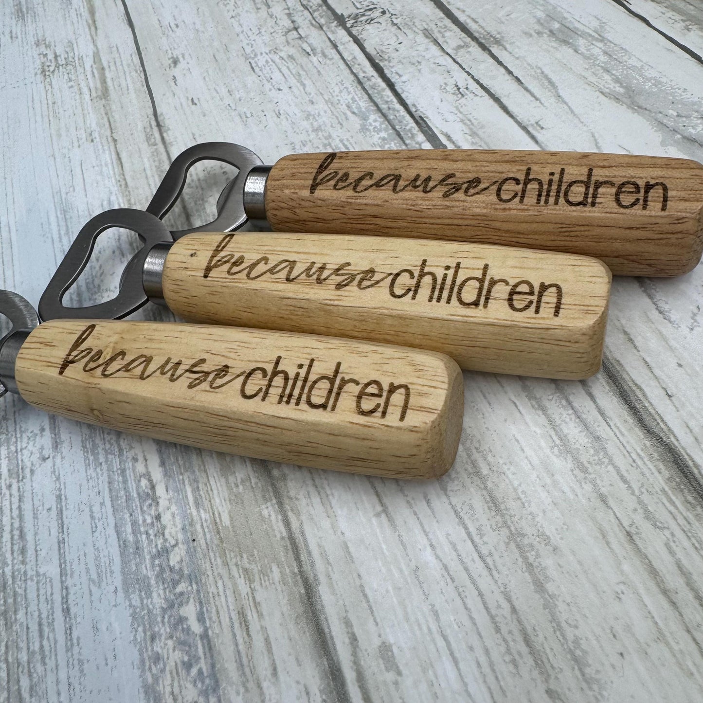 Funny Wood Handled Bottle Opener, Wooden Bottle Opener Laser Engraved, New Home Gift, Wedding Favor, Gift For Him, Custom Beer Opener