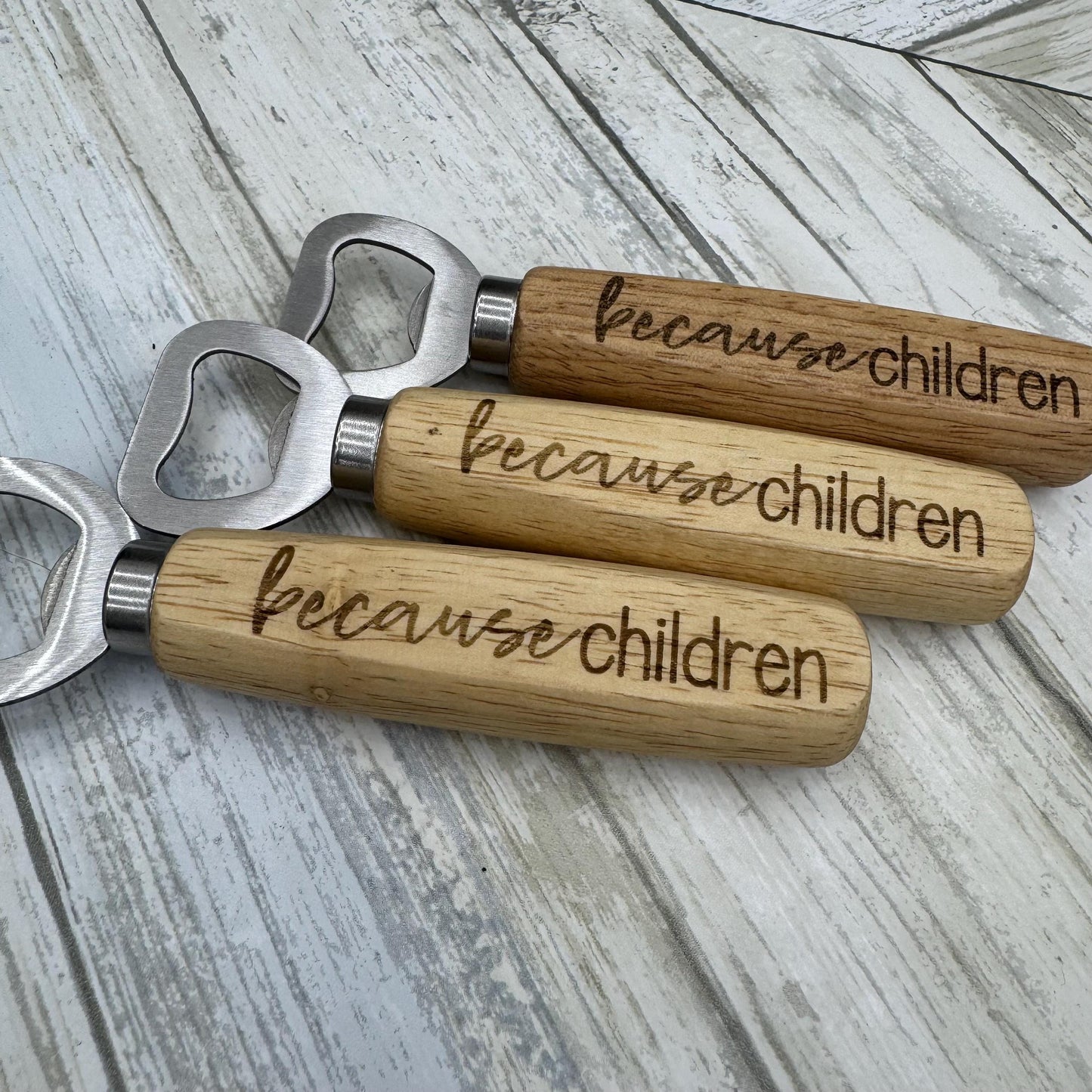 Funny Wood Handled Bottle Opener, Wooden Bottle Opener Laser Engraved, New Home Gift, Wedding Favor, Gift For Him, Custom Beer Opener