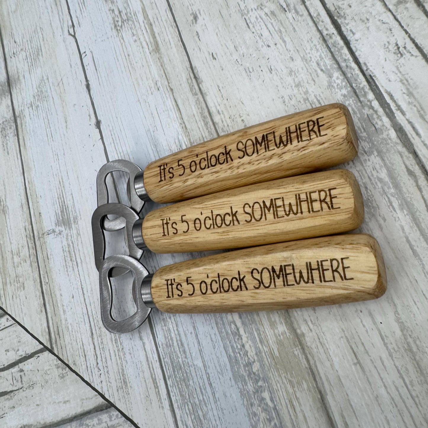 Funny Wood Handled Bottle Opener, Wooden Bottle Opener Laser Engraved, New Home Gift, Wedding Favor, Gift For Him, Custom Beer Opener