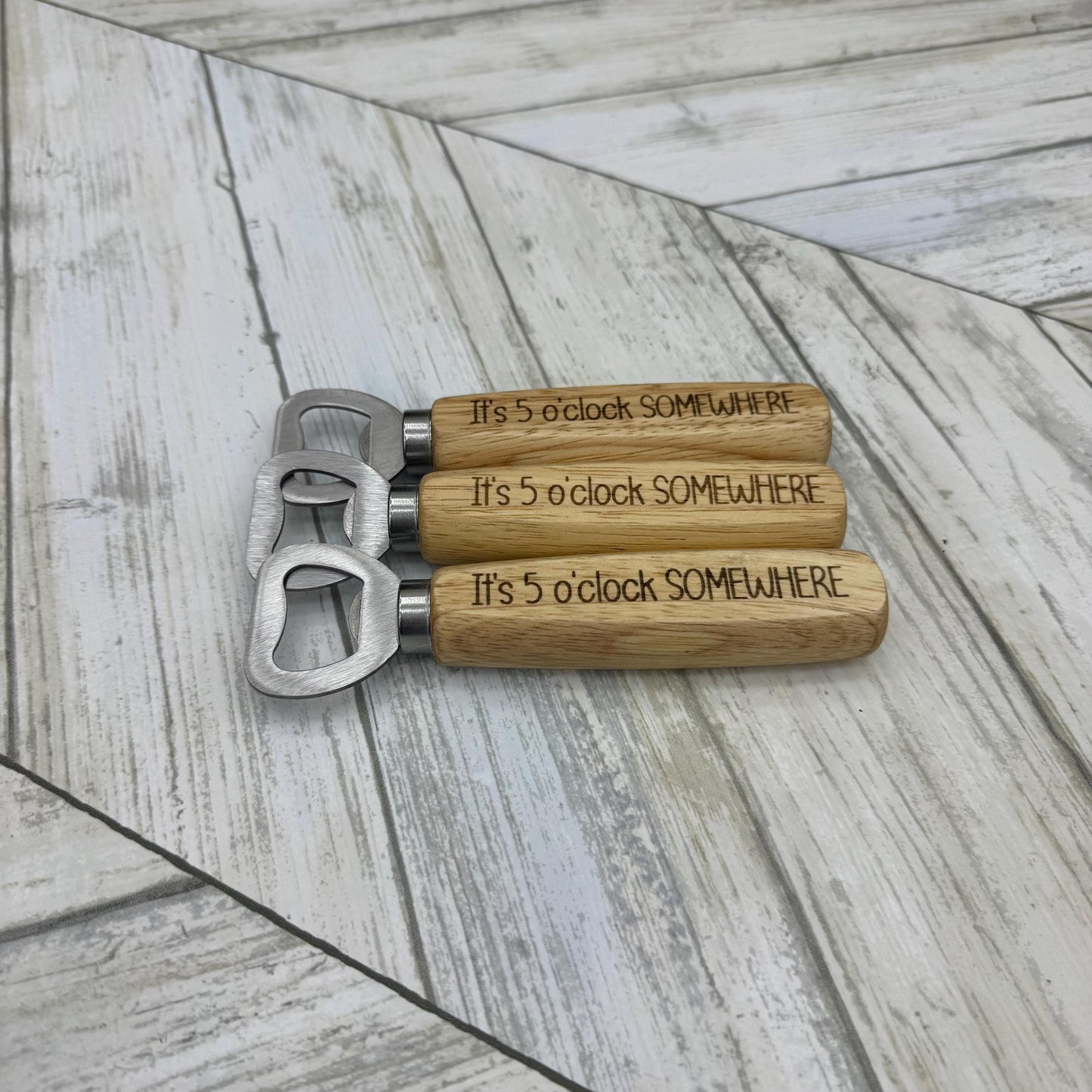 Funny Wood Handled Bottle Opener, Wooden Bottle Opener Laser Engraved, New Home Gift, Wedding Favor, Gift For Him, Custom Beer Opener