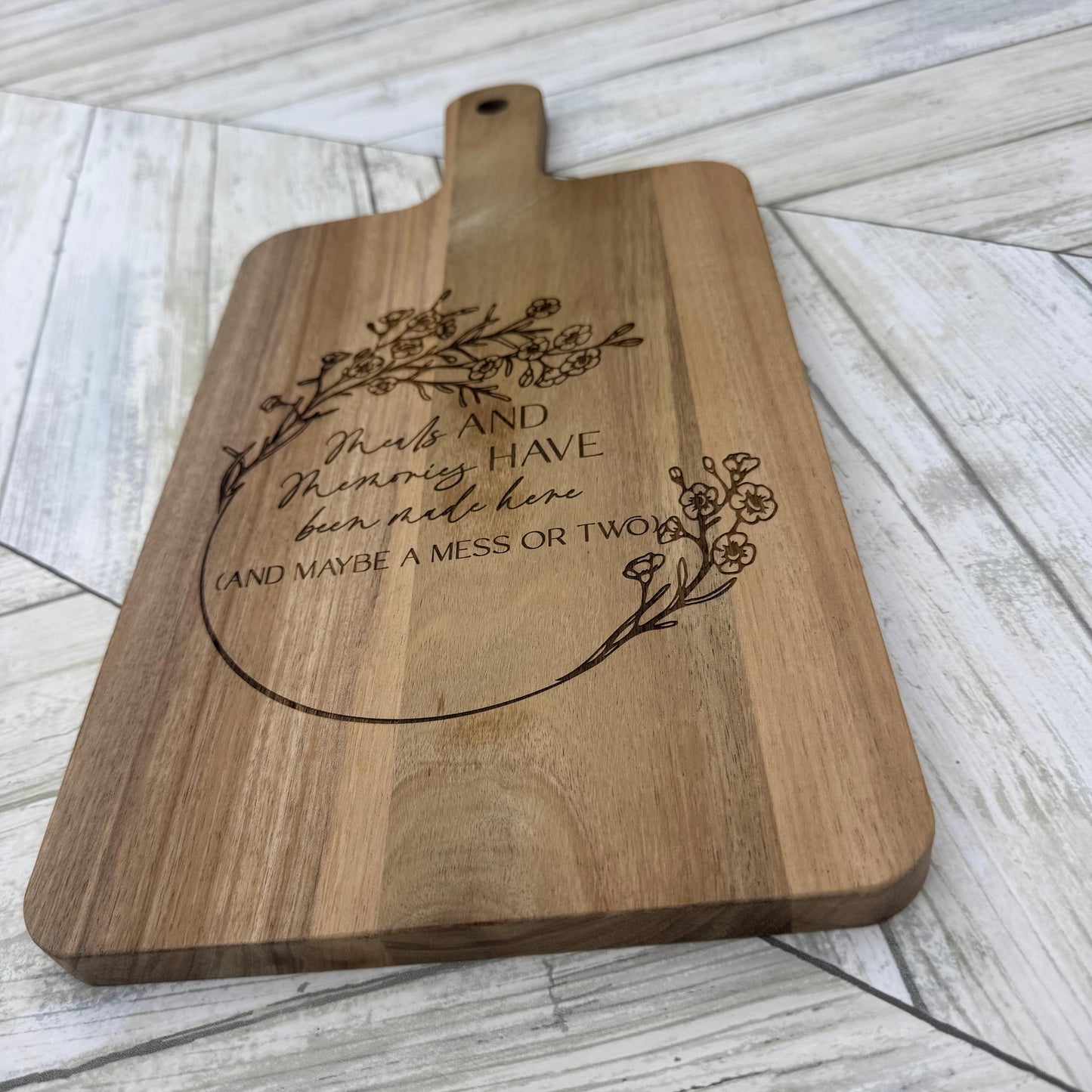 Meals And Memories Have Been Made Here Cutting Board Wedding Gift Decor Cutting Board Kitchen Decor For New Home