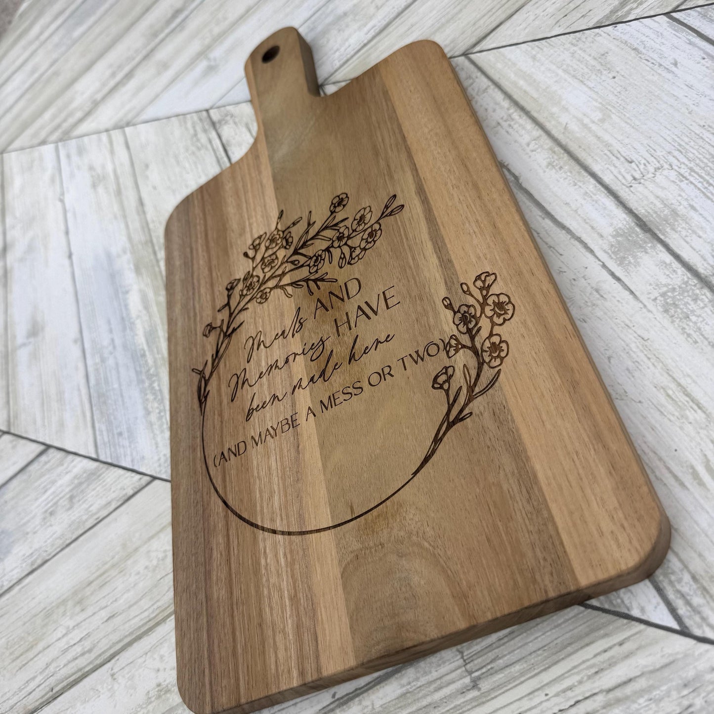 Meals And Memories Have Been Made Here Cutting Board Wedding Gift Decor Cutting Board Kitchen Decor For New Home