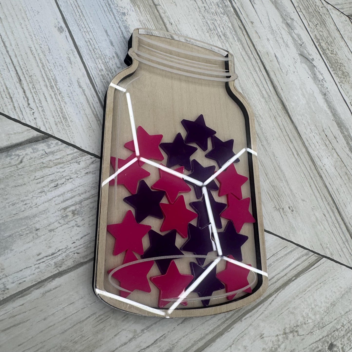 Reward Jar With Tokens Gift For Kids Behavior Tokens And Holder Star Jar Reward Jar Reward System Chores Positive Reinforcement Tokens