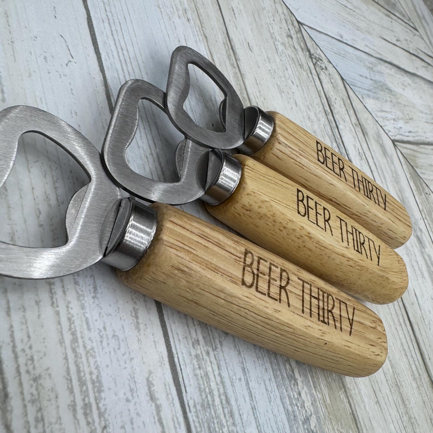 Funny Wood Handled Bottle Opener, Wooden Bottle Opener Laser Engraved, New Home Gift, Wedding Favor, Gift For Him, Custom Beer Opener