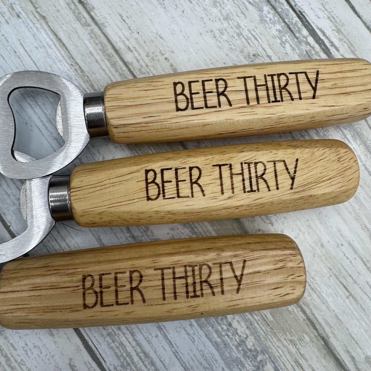 Funny Wood Handled Bottle Opener, Wooden Bottle Opener Laser Engraved, New Home Gift, Wedding Favor, Gift For Him, Custom Beer Opener