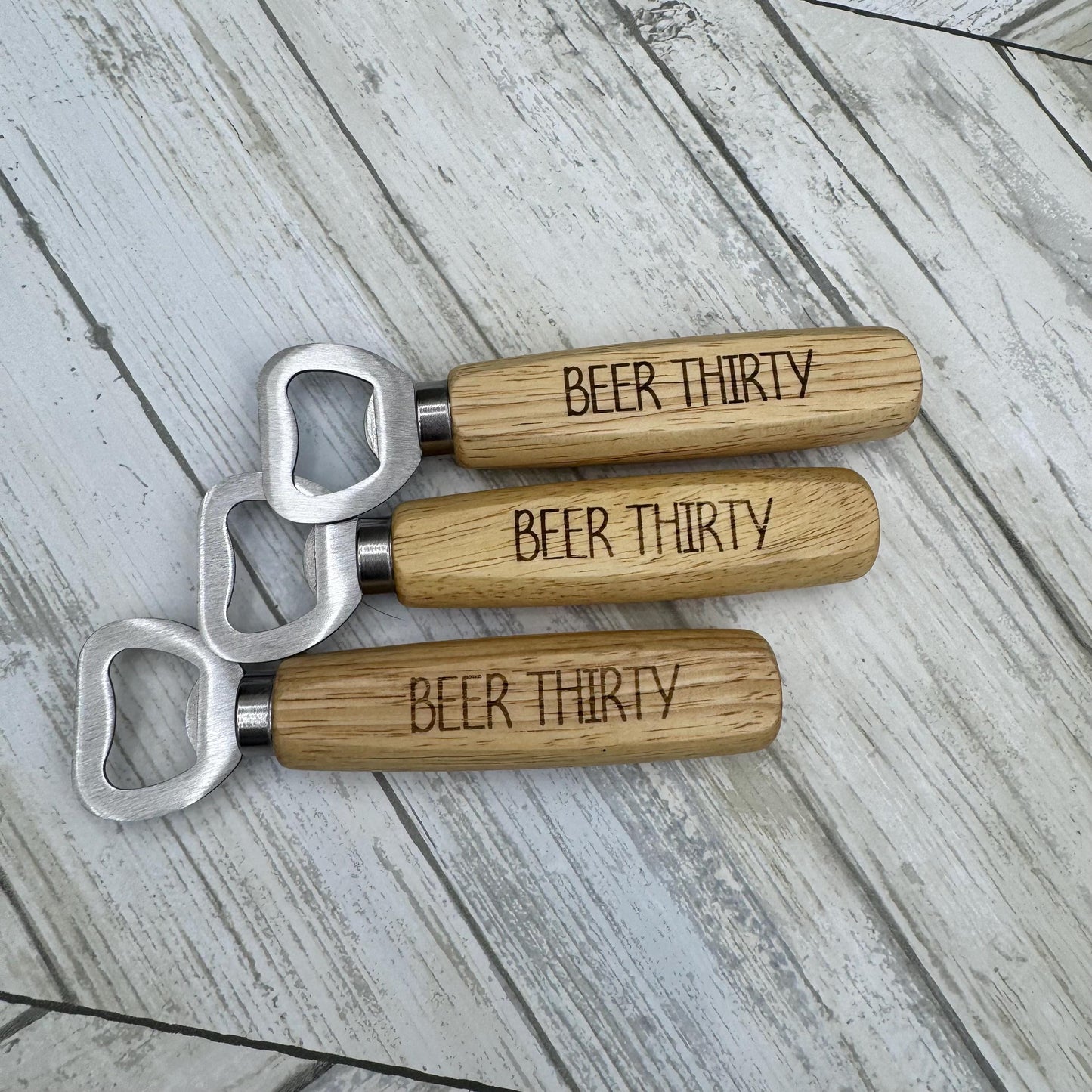 Funny Wood Handled Bottle Opener, Wooden Bottle Opener Laser Engraved, New Home Gift, Wedding Favor, Gift For Him, Custom Beer Opener