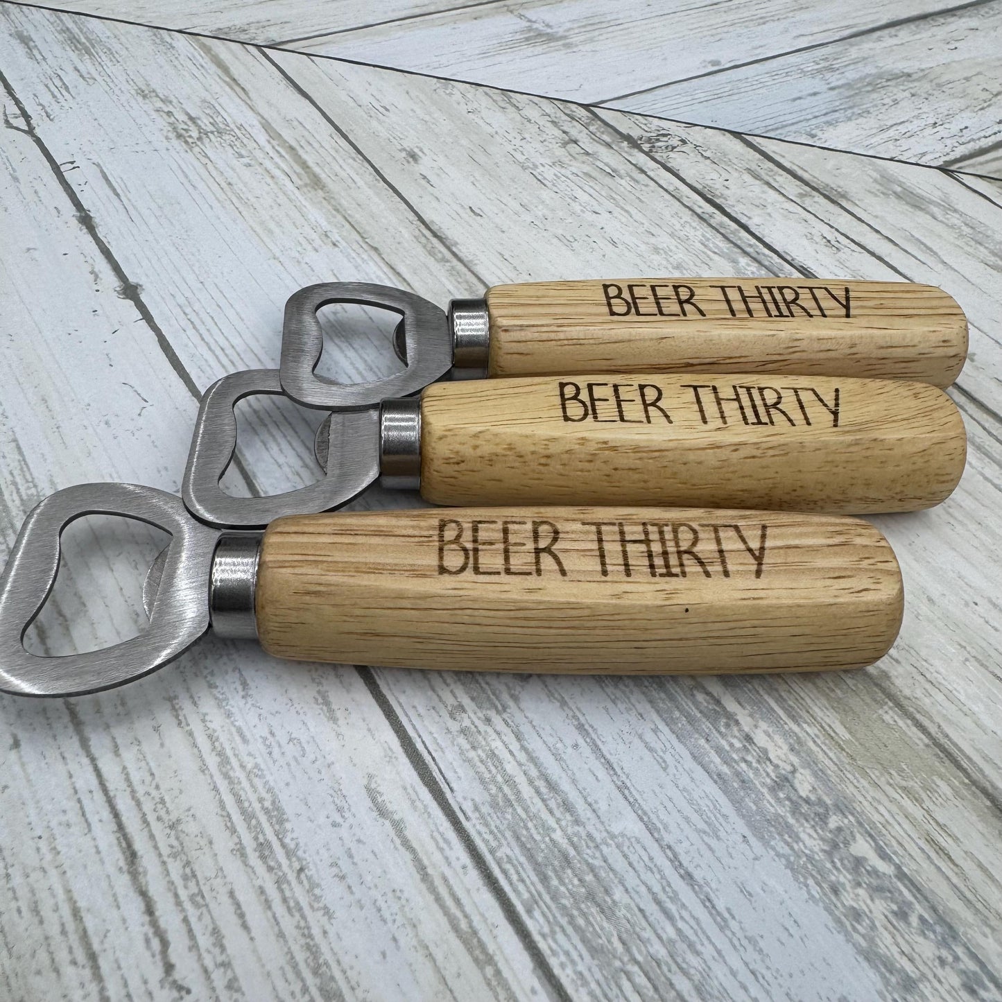 Funny Wood Handled Bottle Opener, Wooden Bottle Opener Laser Engraved, New Home Gift, Wedding Favor, Gift For Him, Custom Beer Opener